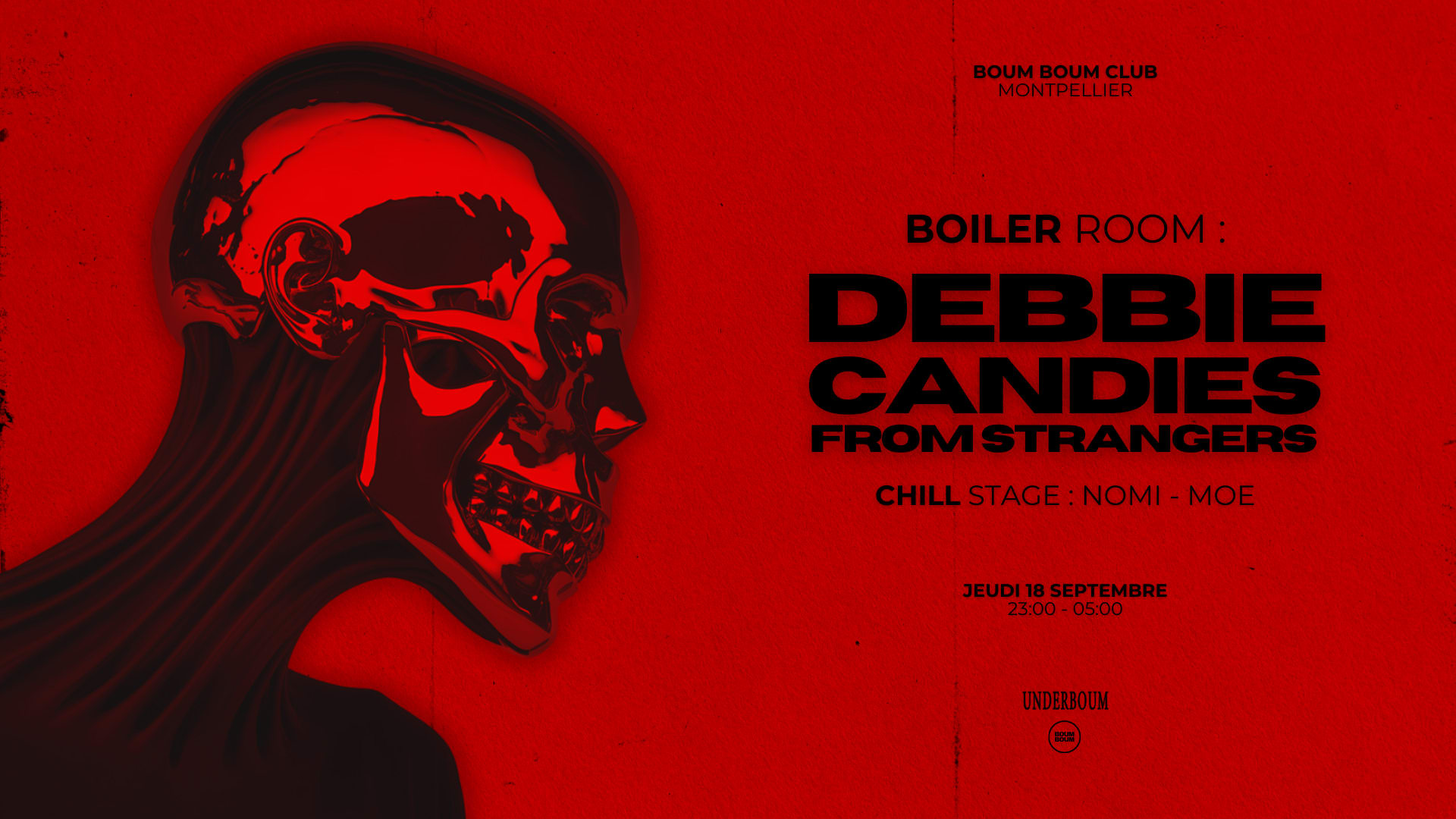 Underboum : Debbie - Candies From Strangers (Boiler Room) Cover