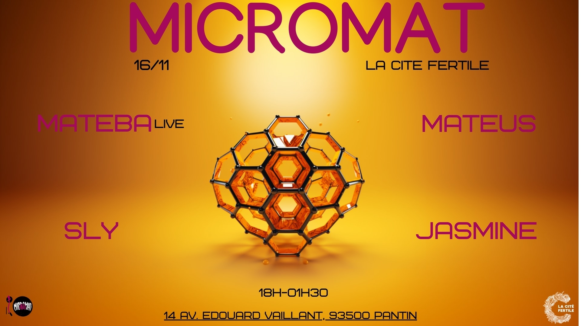 Micromat A La Cite Fertile / Jasmine / Sly / Mateus / Mateba Cover