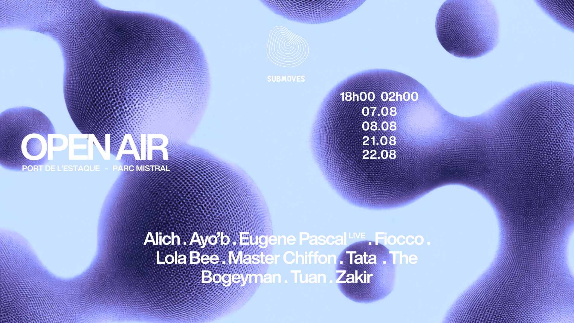 Submoves Open Air  W/ Ayo'b . Tuan & The Bogeyman Cover