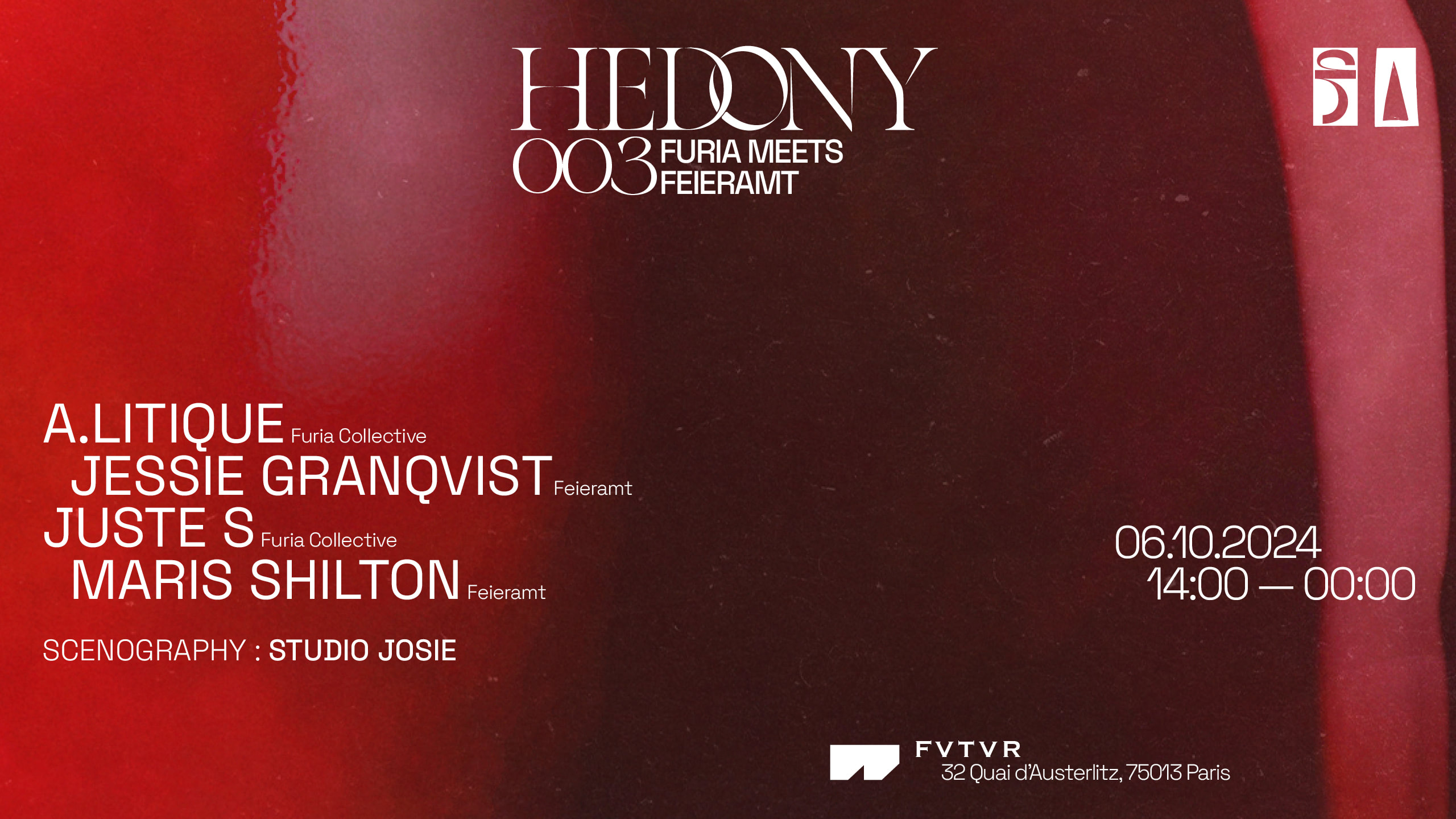 Hedony 003 : Furia Meets Feieramt Cover