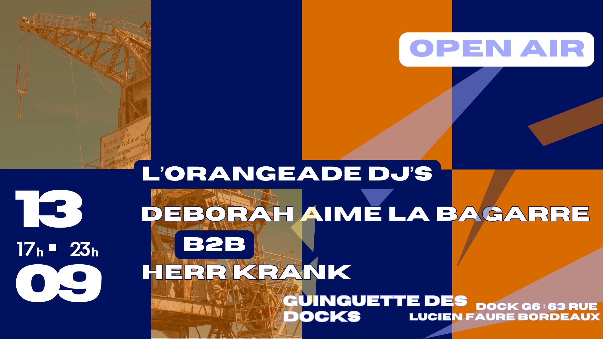 Deborah Aime La Bagarre B2b Herr Krank + Orangeade Dj's Cover