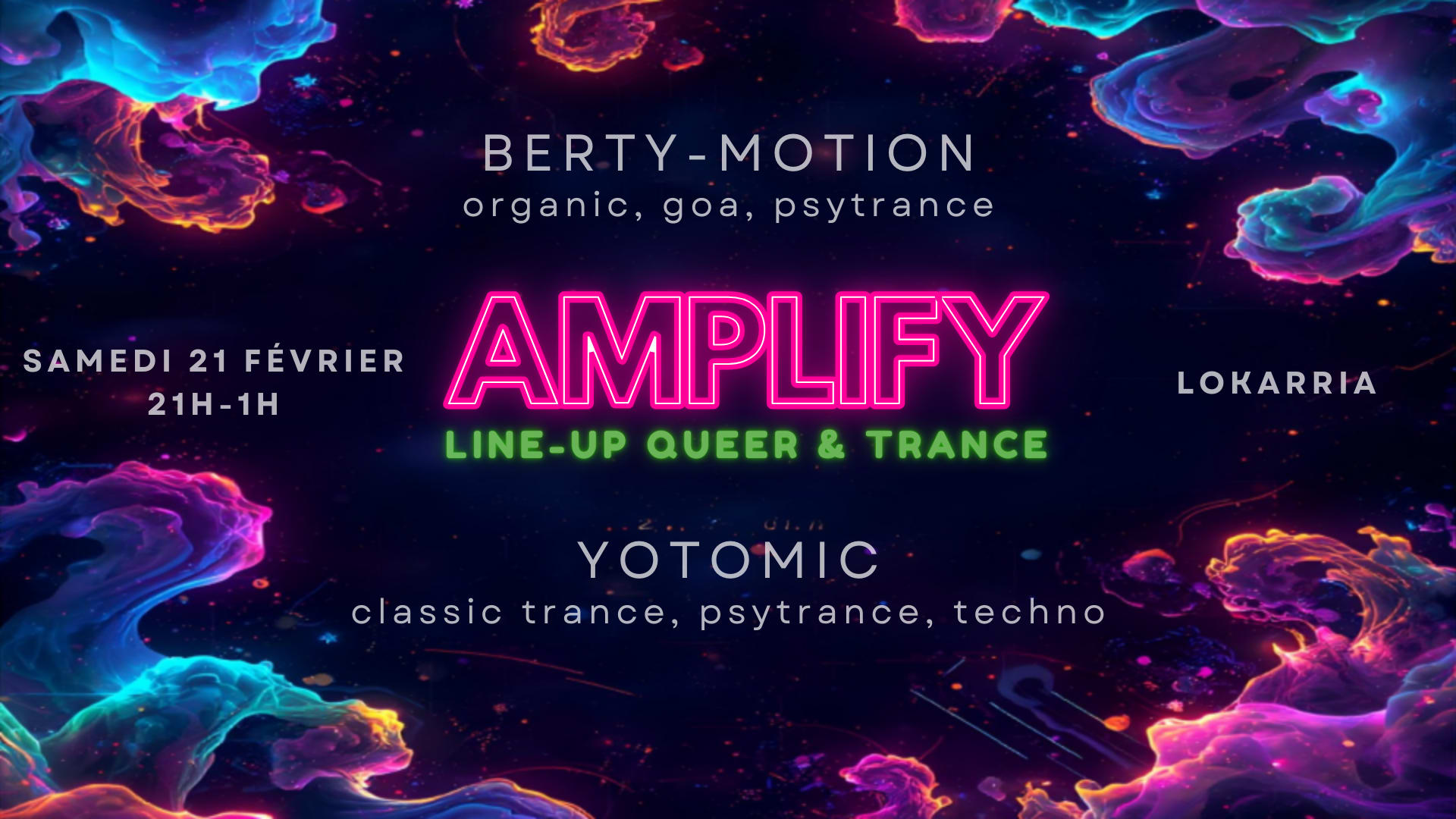 Amplify - Queer & Trance Cover