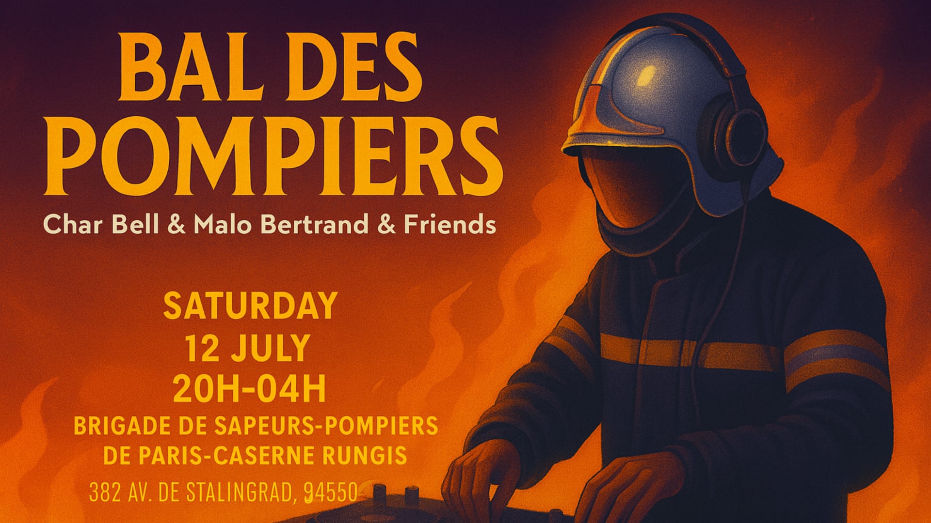 Bal Des Pompiers — Free Open Air (12 July) Cover