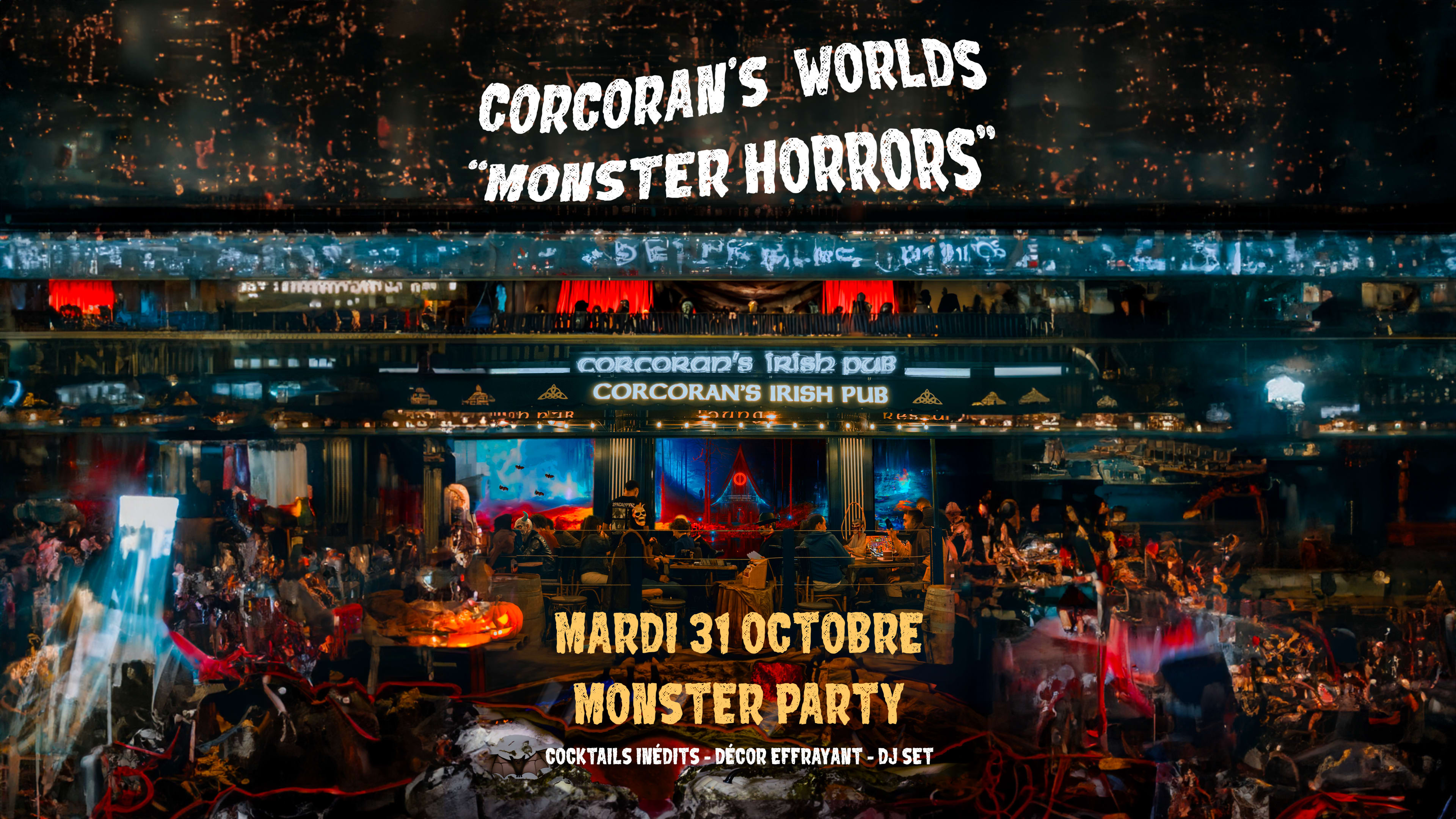 Corcoran's Worlds : Monster Horrors Cover