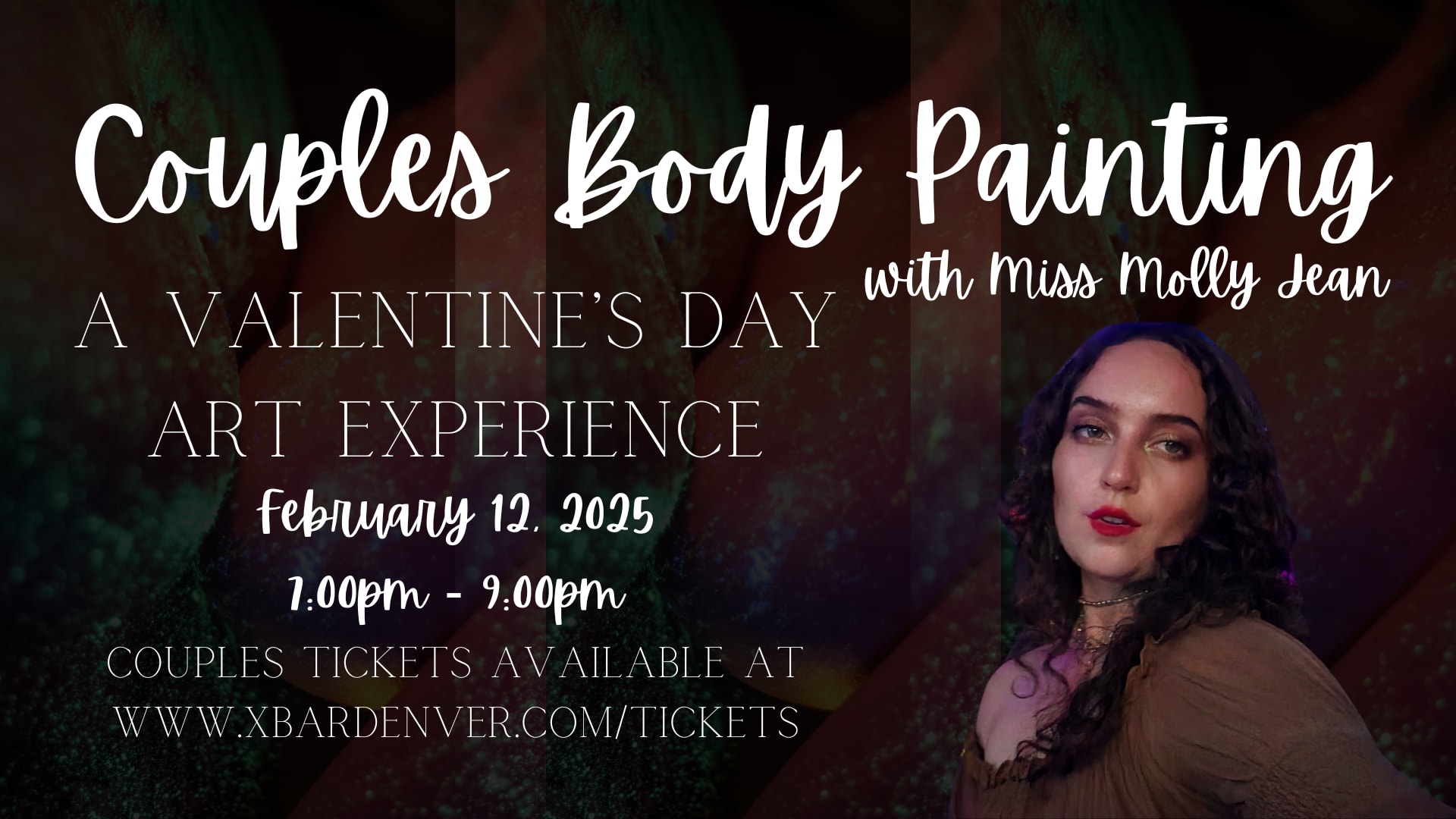 Couples Body Painting With Miss Molly Jean Cover