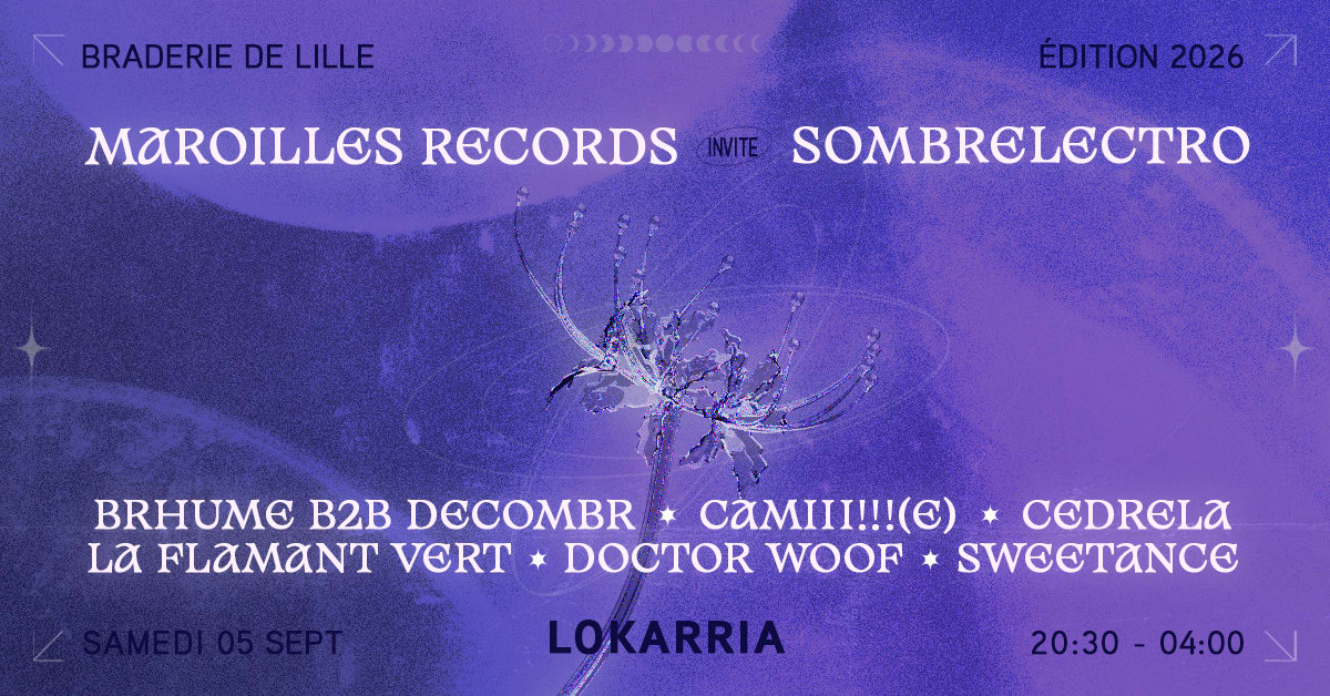 Braderie De Lille - Maroilles Records Invite Sombrelectro Cover