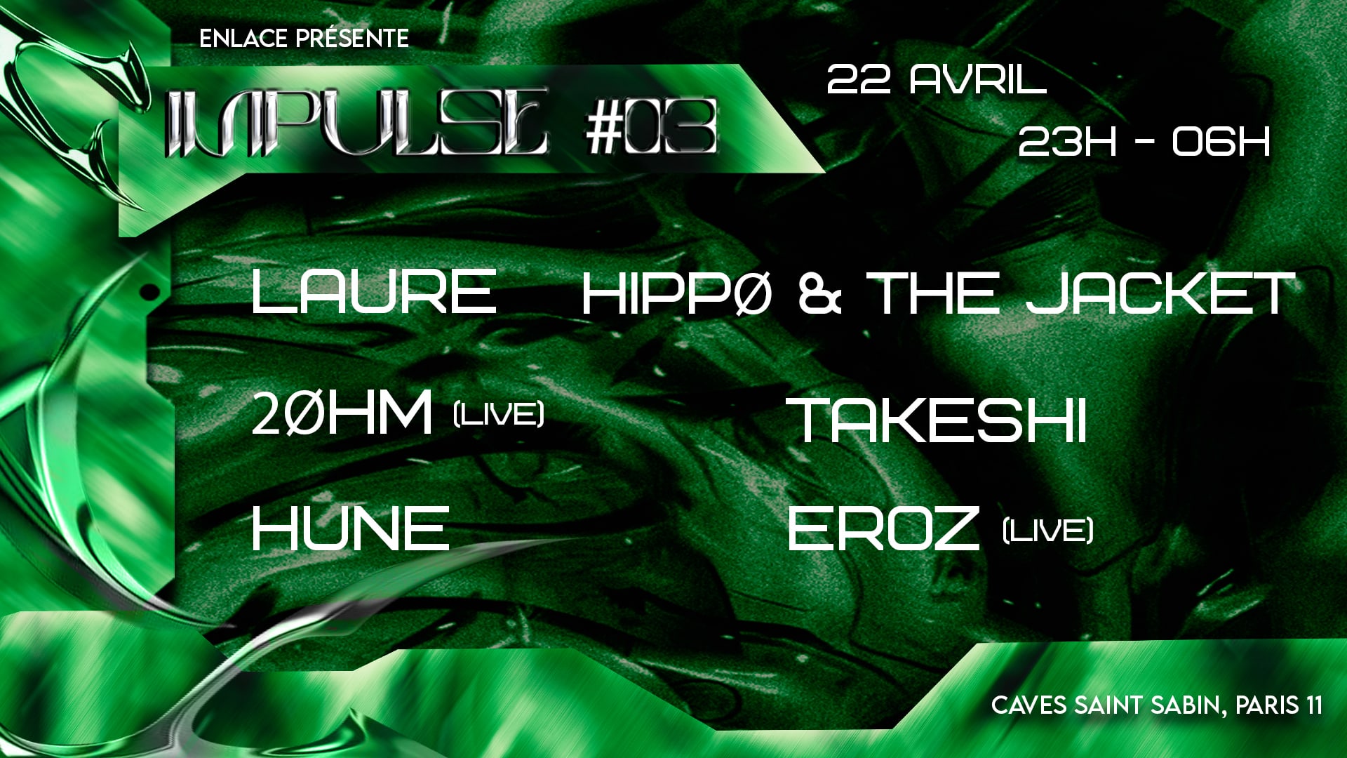 Impulse #03 W/ Hippø & The Jacket  Cover
