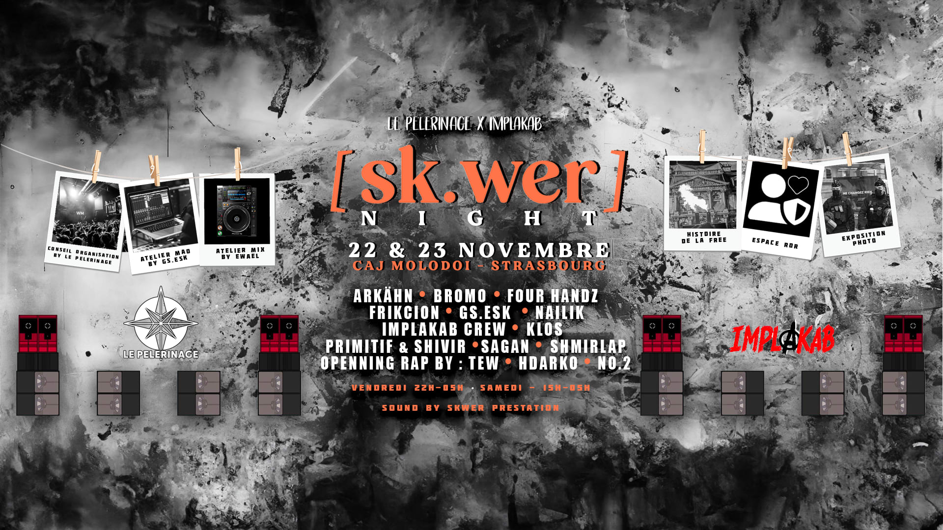 Le Pèlerinage & Implak'ab - Skwer Night Cover