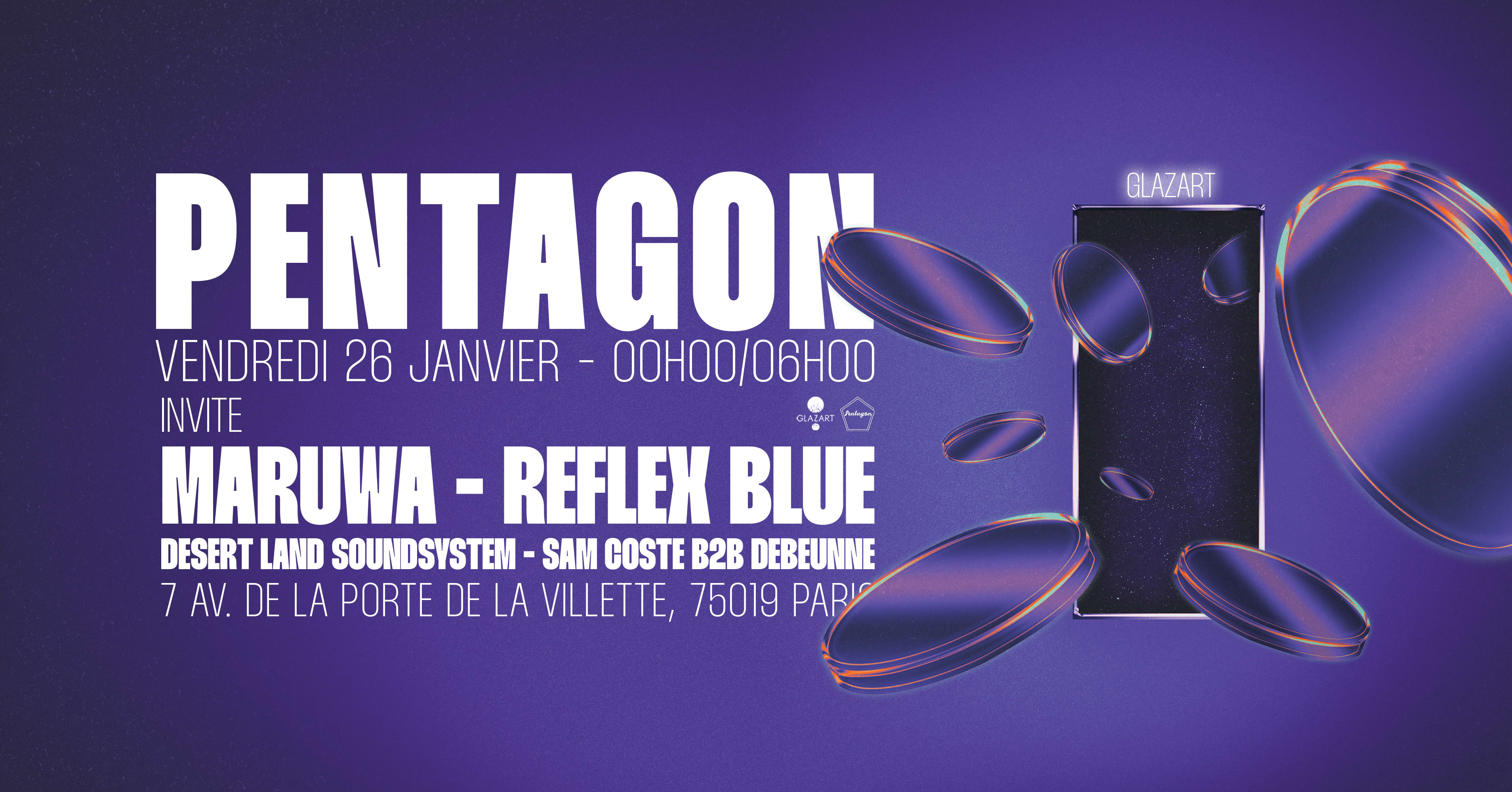Pentagon X Glazart : Maruwa, Reflex Blue, Desert Land & More Cover