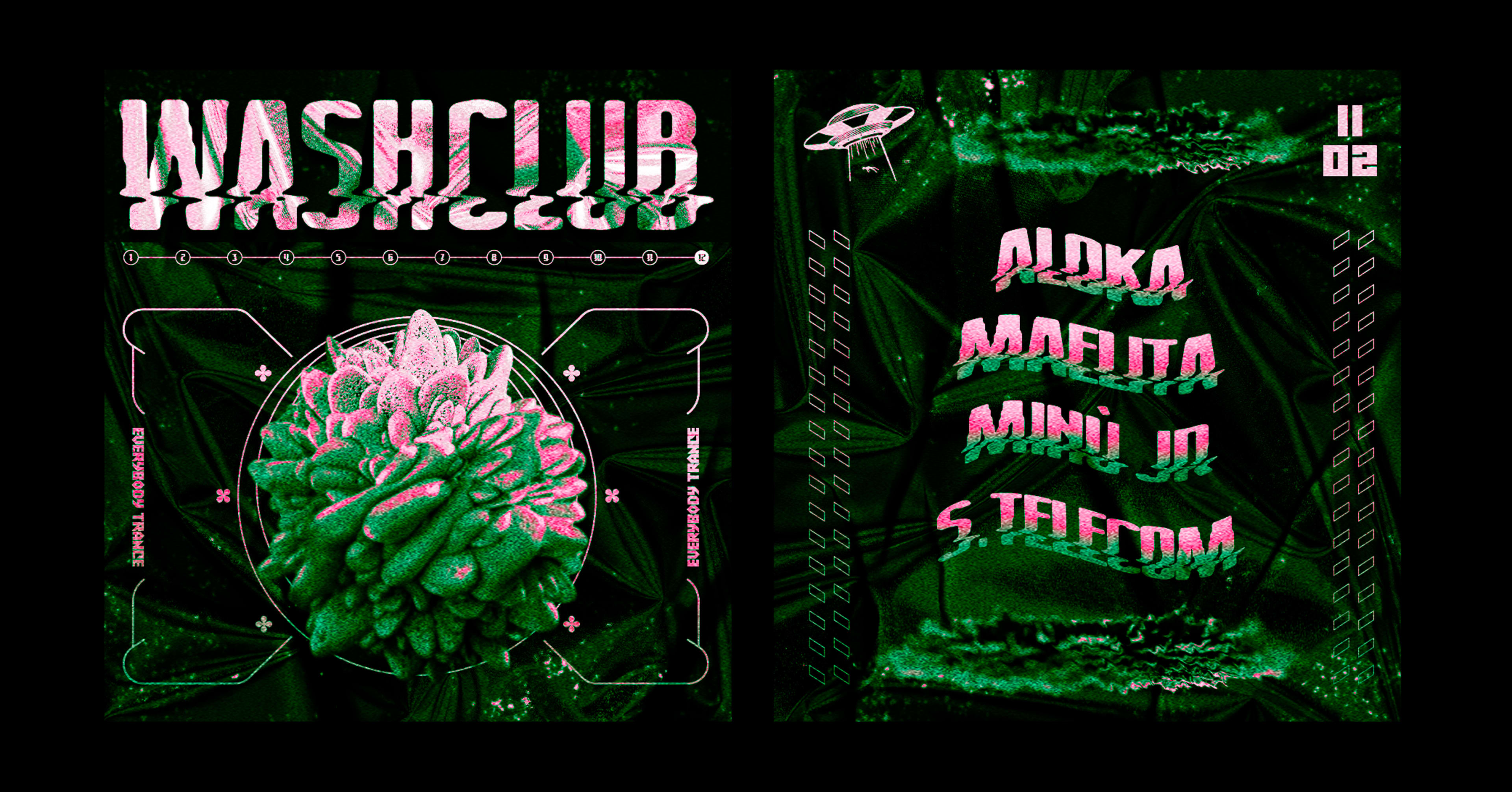 Everybody Trance Presente Washclub : Aloka, Maelita, Minù J Cover