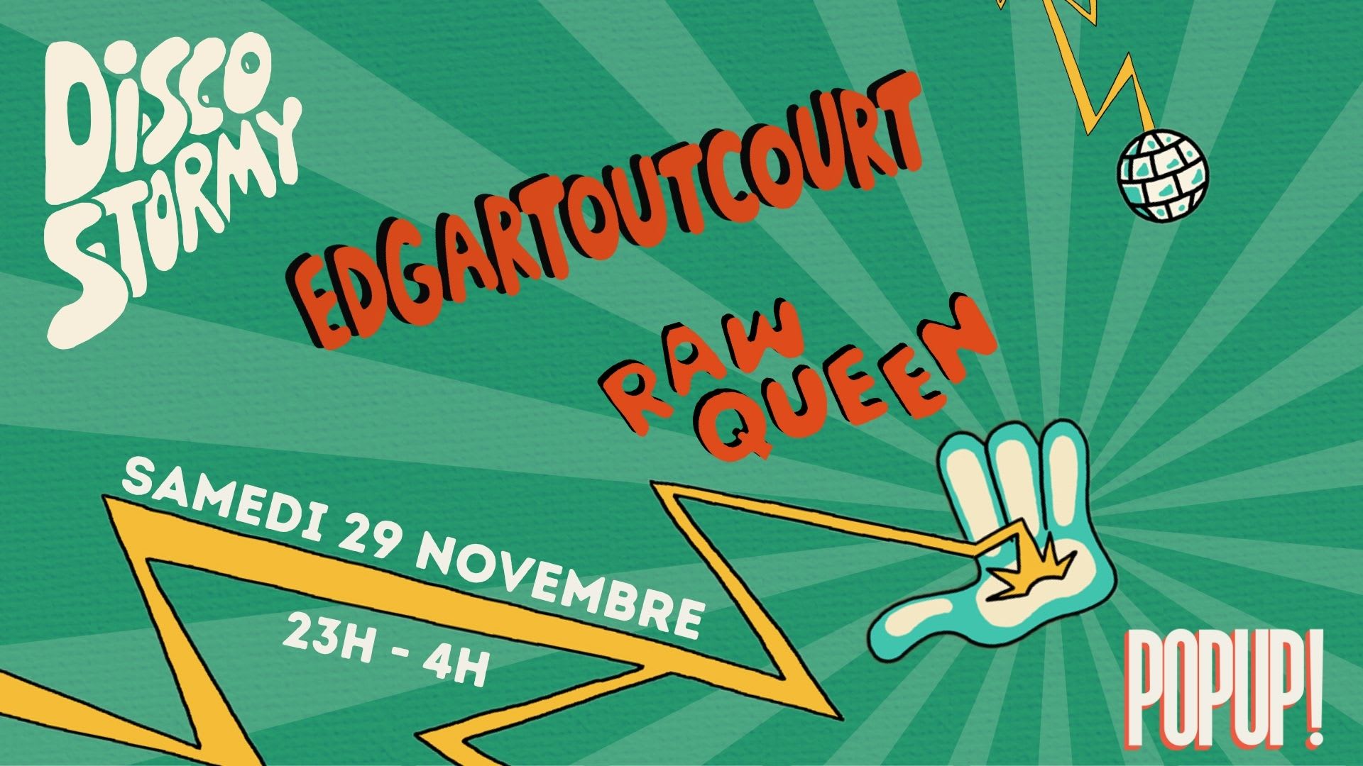 Disco Stormy : Edgartoutcourt + Raw Queen Cover