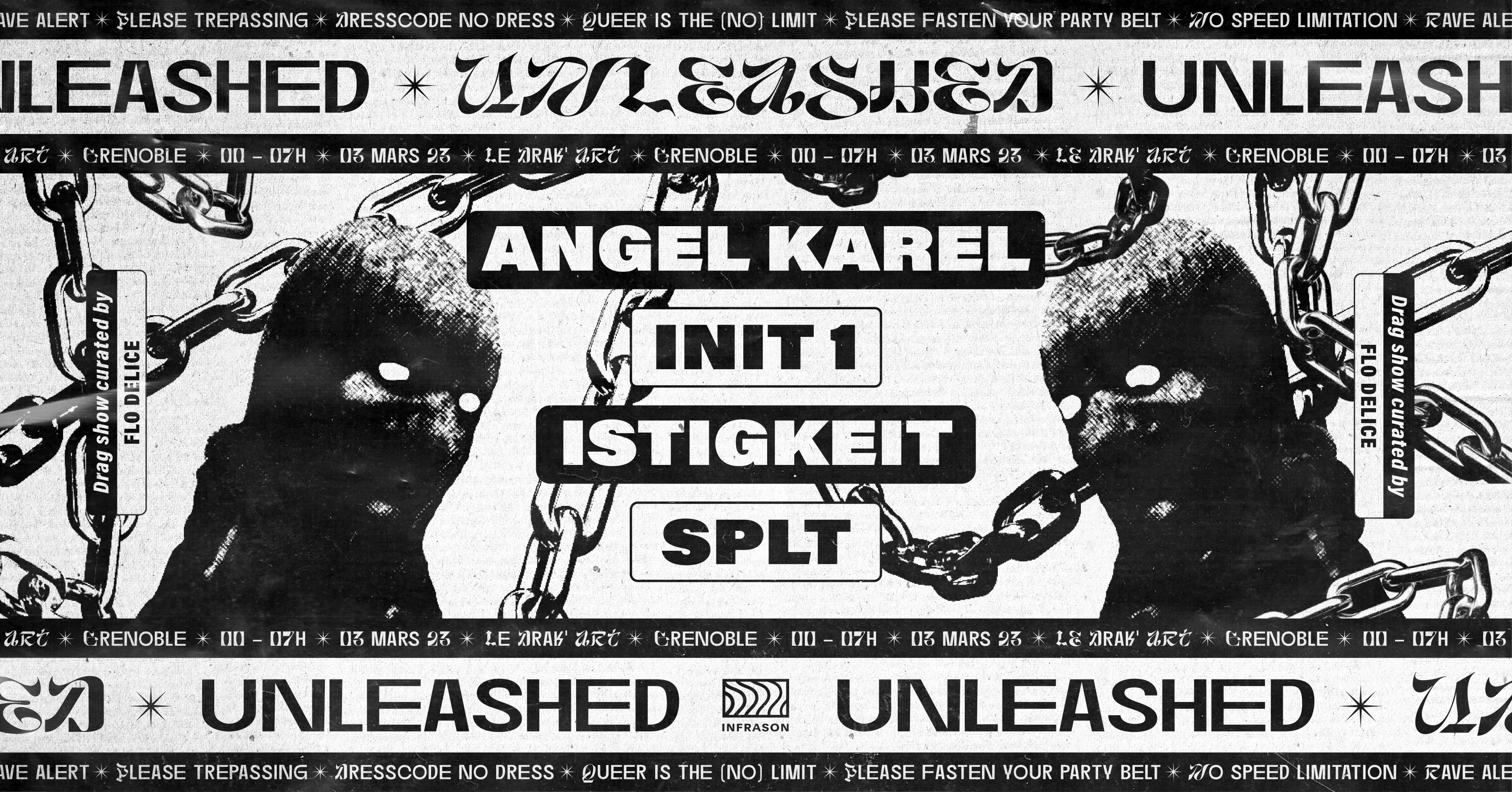 Infrason | Unleashed // Harder Techno Punk Club Cover