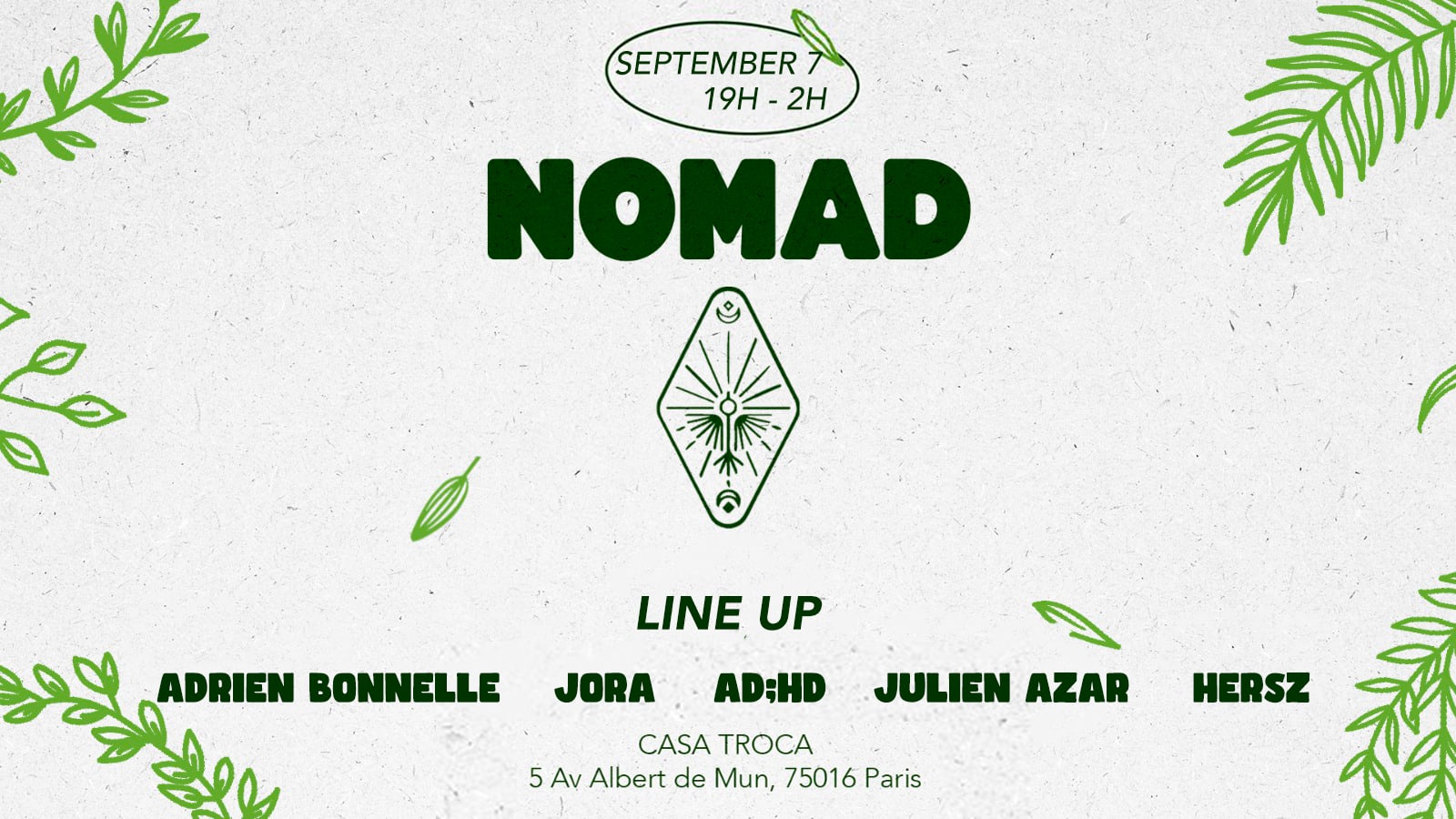 Nomad Terraza - 7 Septembre Cover