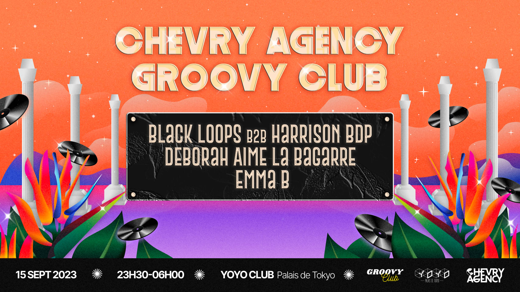 Chevry X Groovy Club: Black Loops, Harrison Bdp & More @Yoyo Cover
