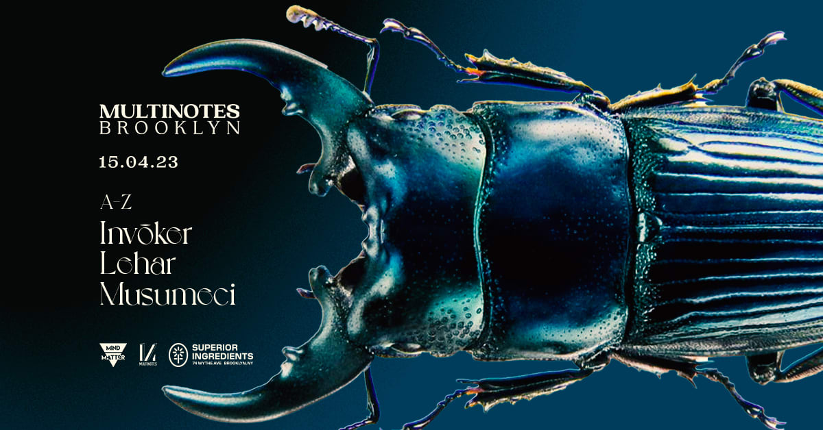 Mind-Matter X Multinotes Showcase: Lehar, Musumeci & Invoker Cover