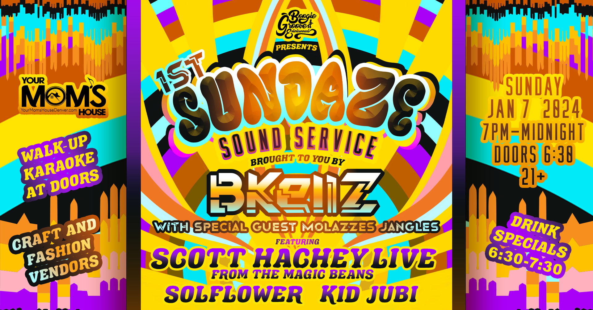 1st Sundaze Sound Service Hosted By Bkellz Cover