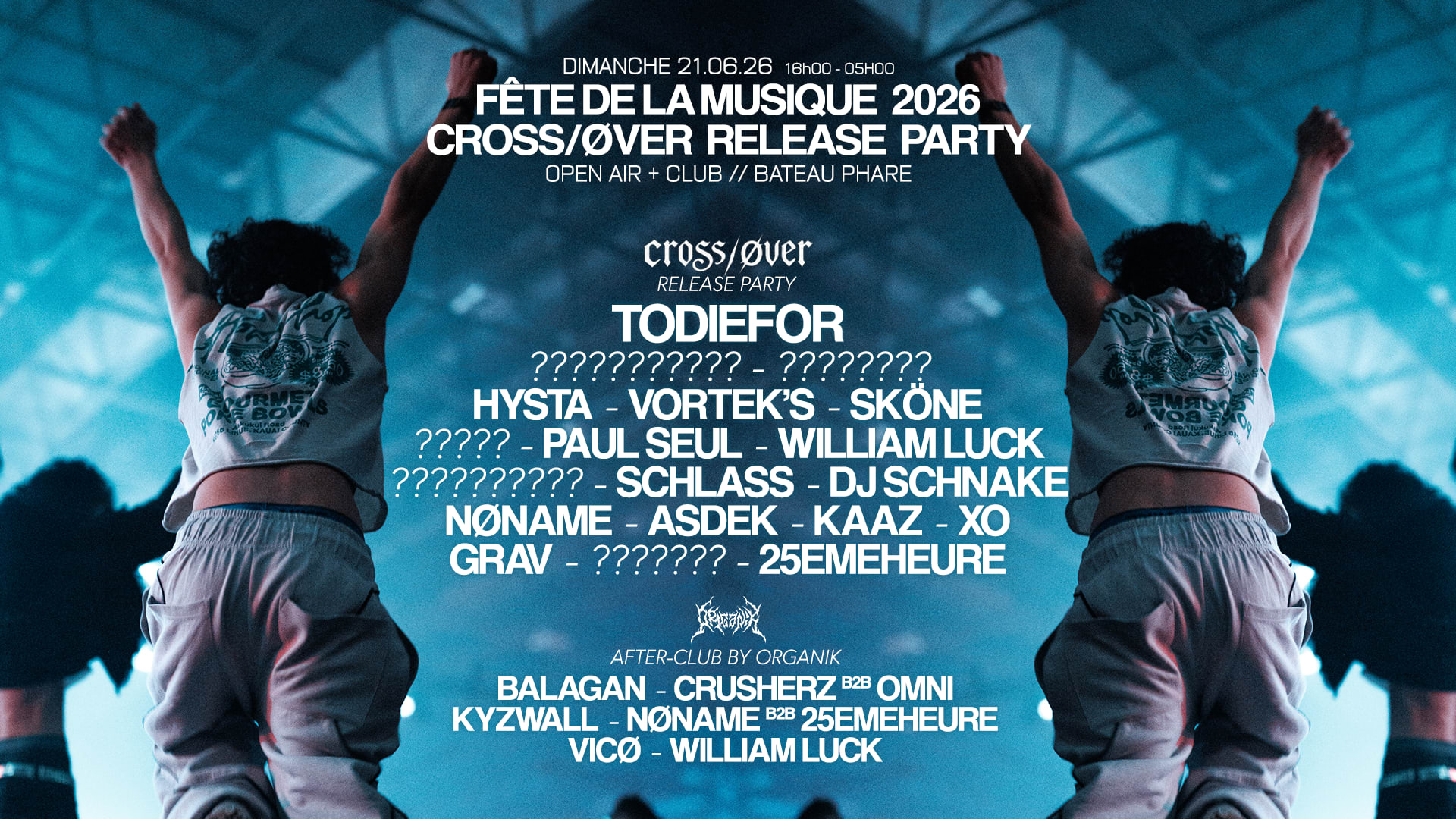 Fête De La Musique 2026 : Cross/Øver Release Party Cover