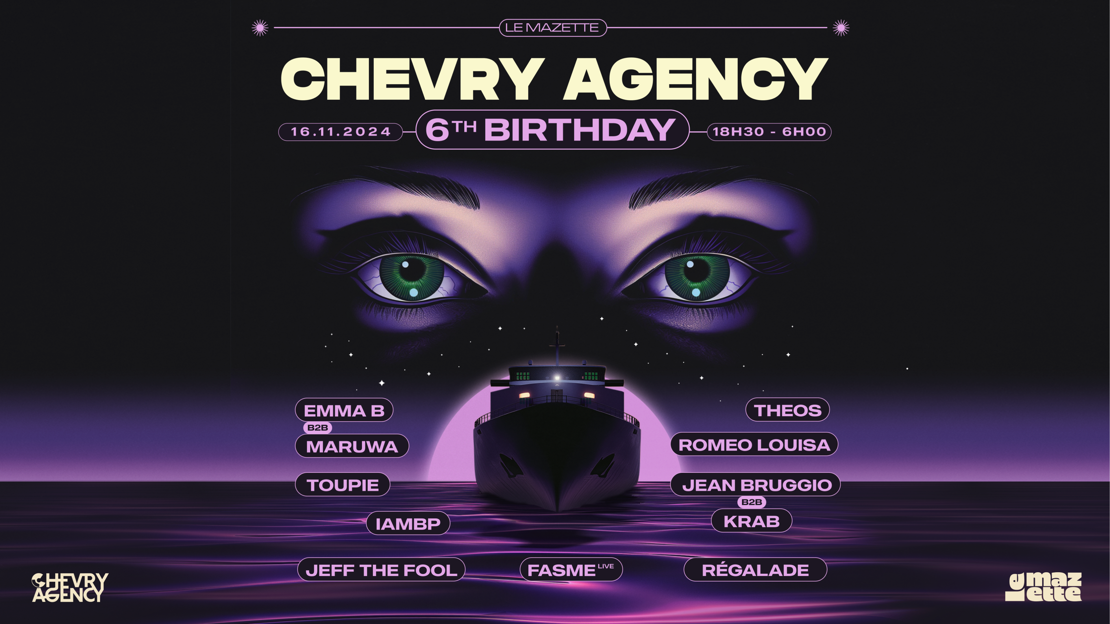Chevry 6th Anniversary : Emma B B2b Maruwa, Theos, Fasme Cover