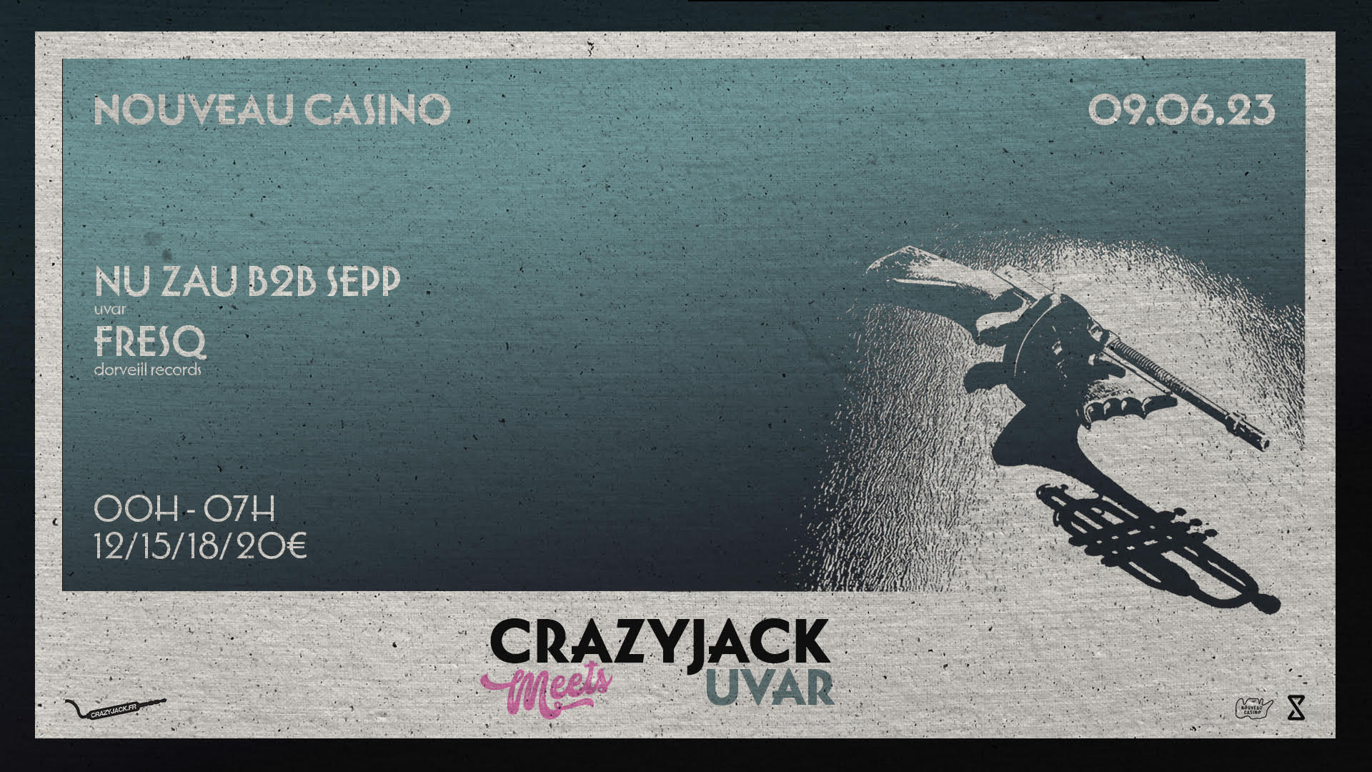 Crazyjack Meets Uvar : Nu Zau B2b Sepp, Fresq Cover