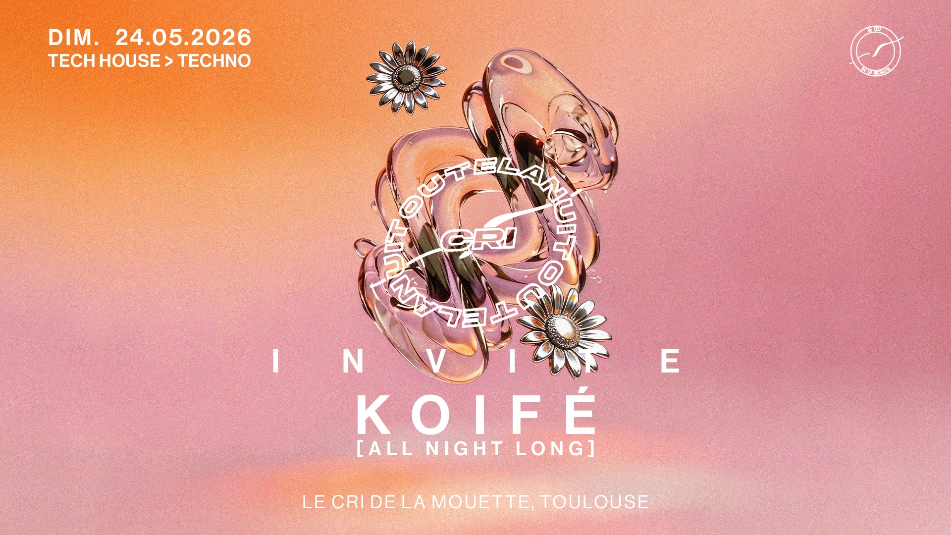 Le Cri Inv. Koifé All Night Long (Tech House To Techno) Cover
