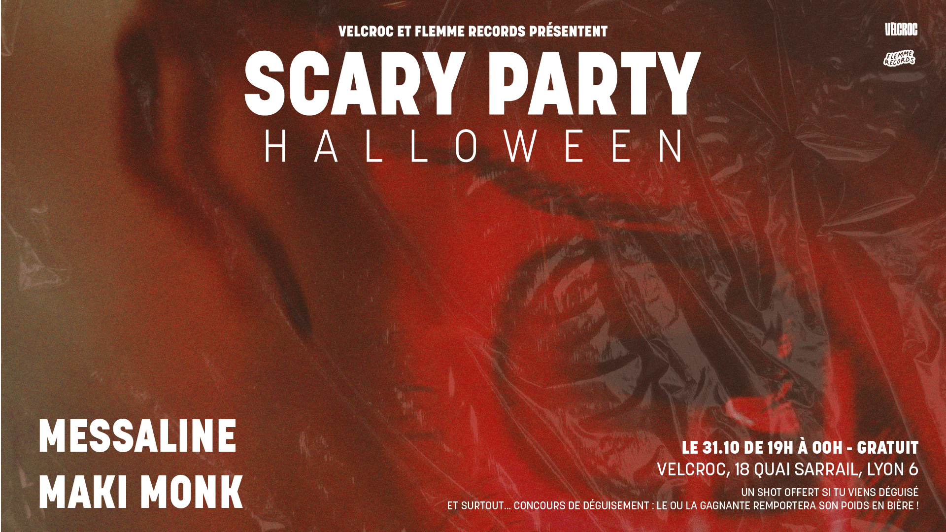 Velcroc & Flemme Rec Pres' Scary Party Cover