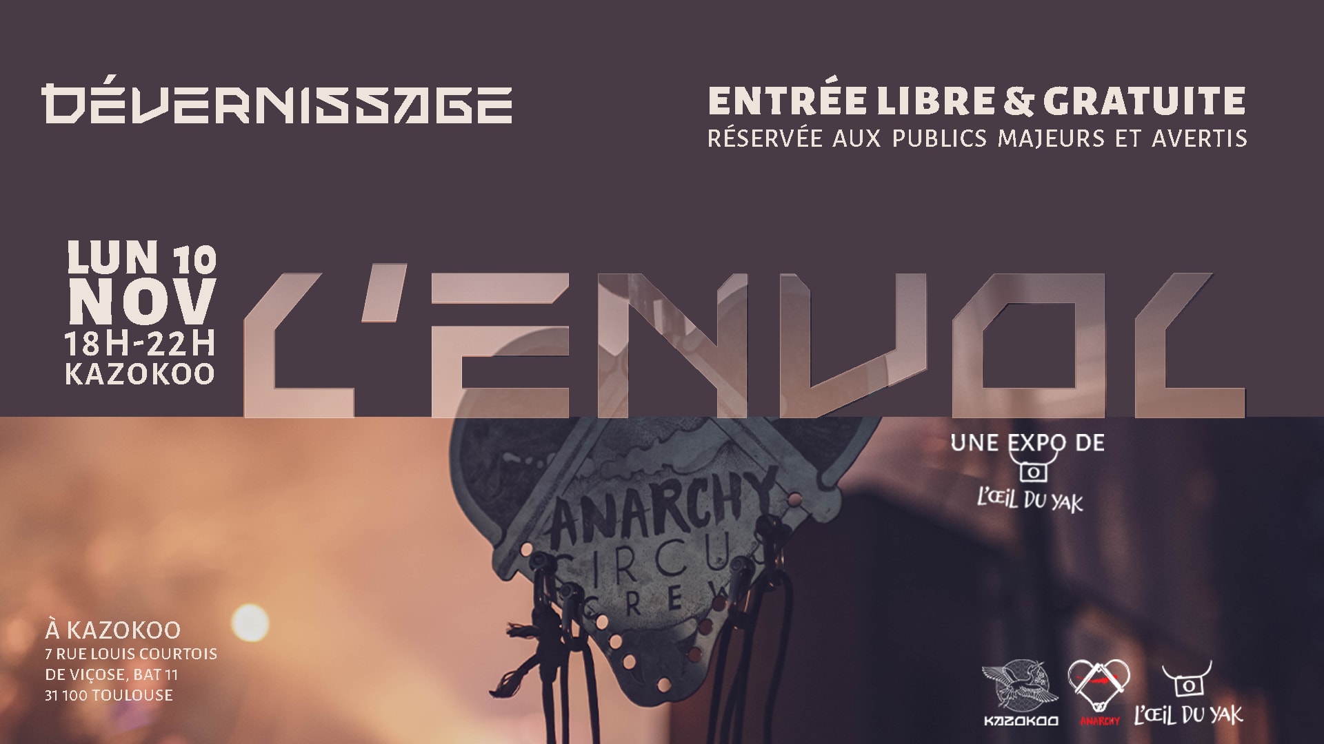 Dévernissage - L'envol Par L'oeil Du Yak Cover
