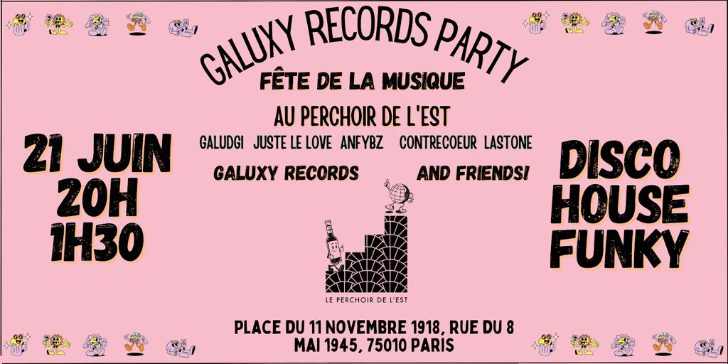 Galuxy Records Party Cover