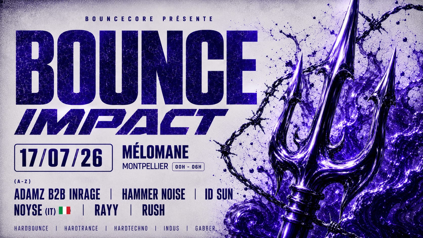 Bounce Impact : Mélomane Club W/ Noyse & More Cover