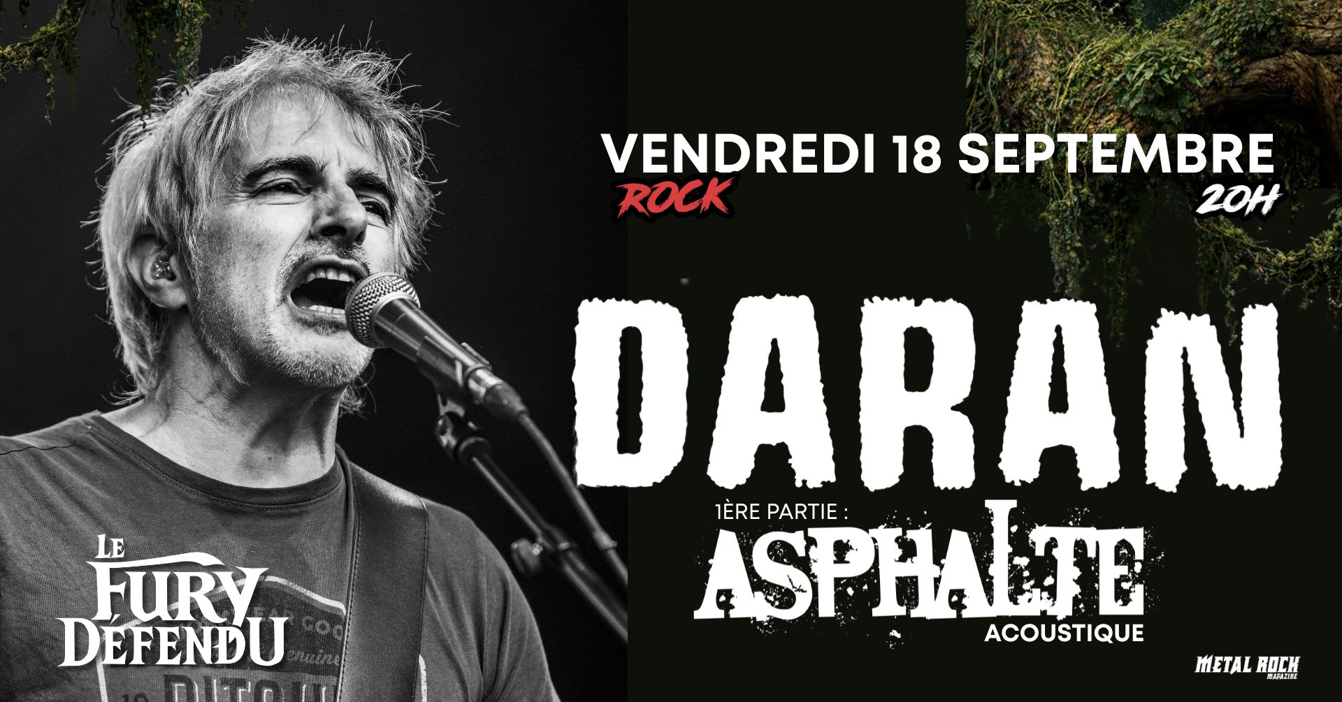 Daran / Asphalte // Le Fury Défendu Cover