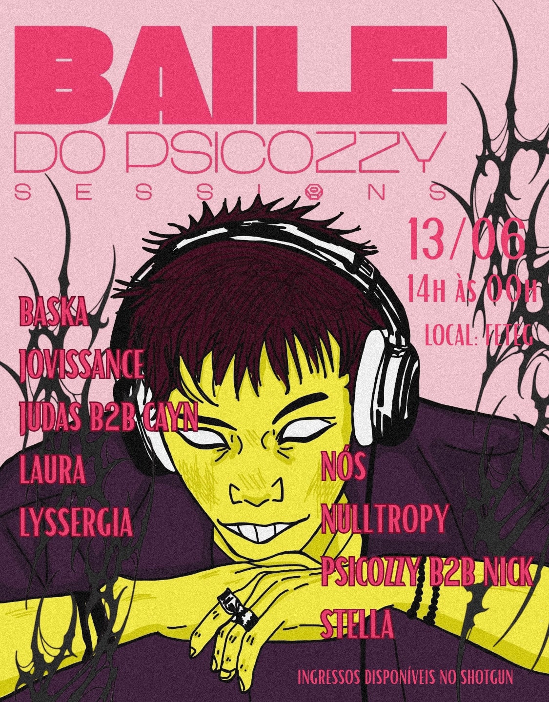 Baile Do Psicozzy 13/06 Cover