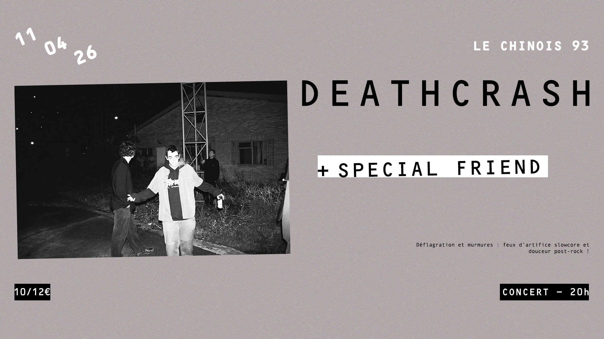 Deathcrash (Uk) + Special Friend Cover