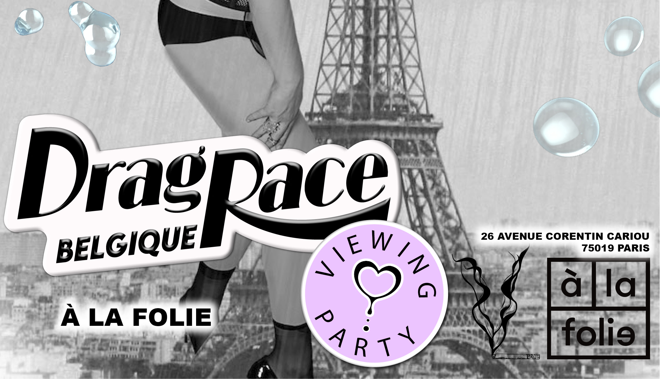 Drag Race Belgique Viewing Party With Peach Cover