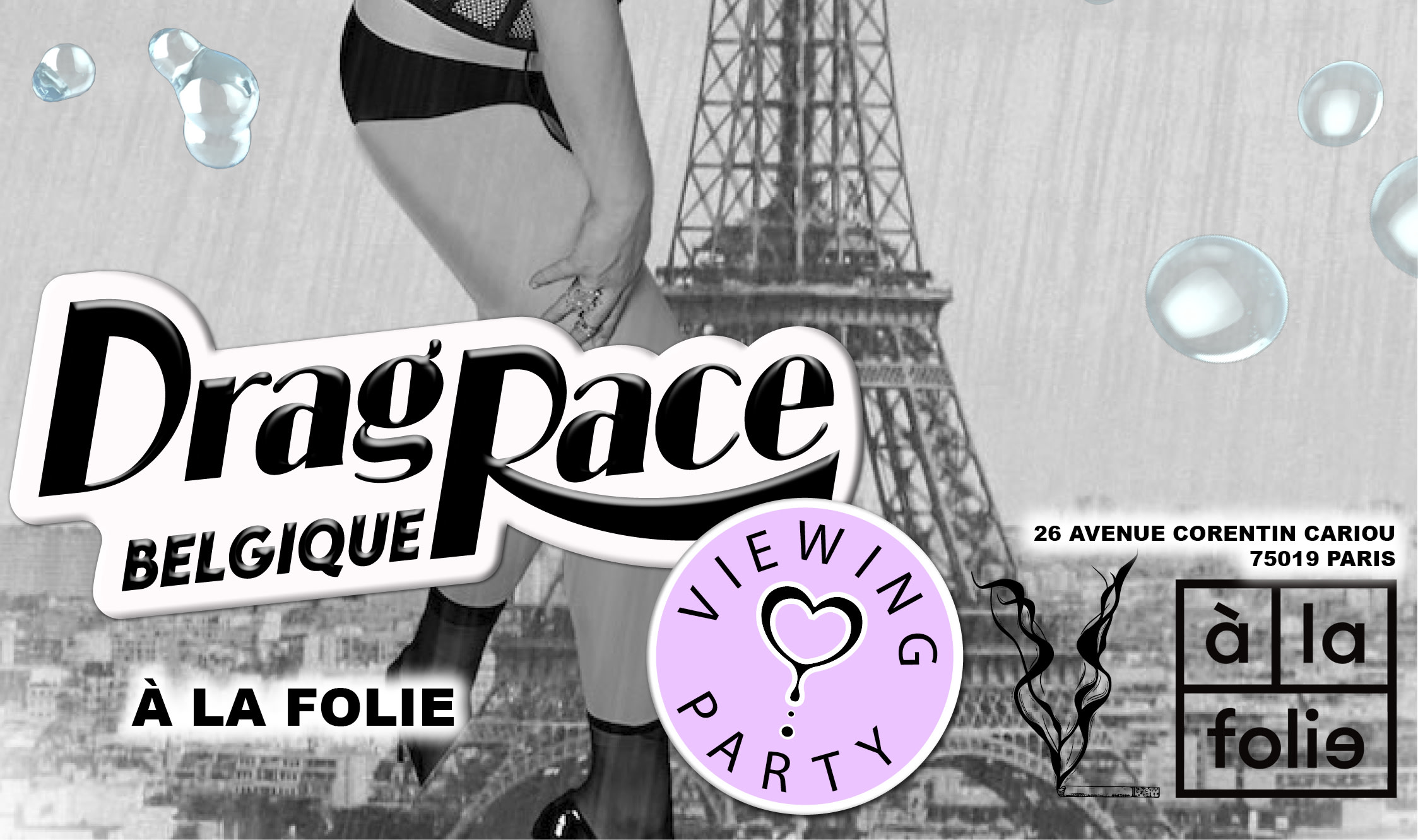 Drag Race Belgique Viewing Party - Hosted By Amanda Tears Cover