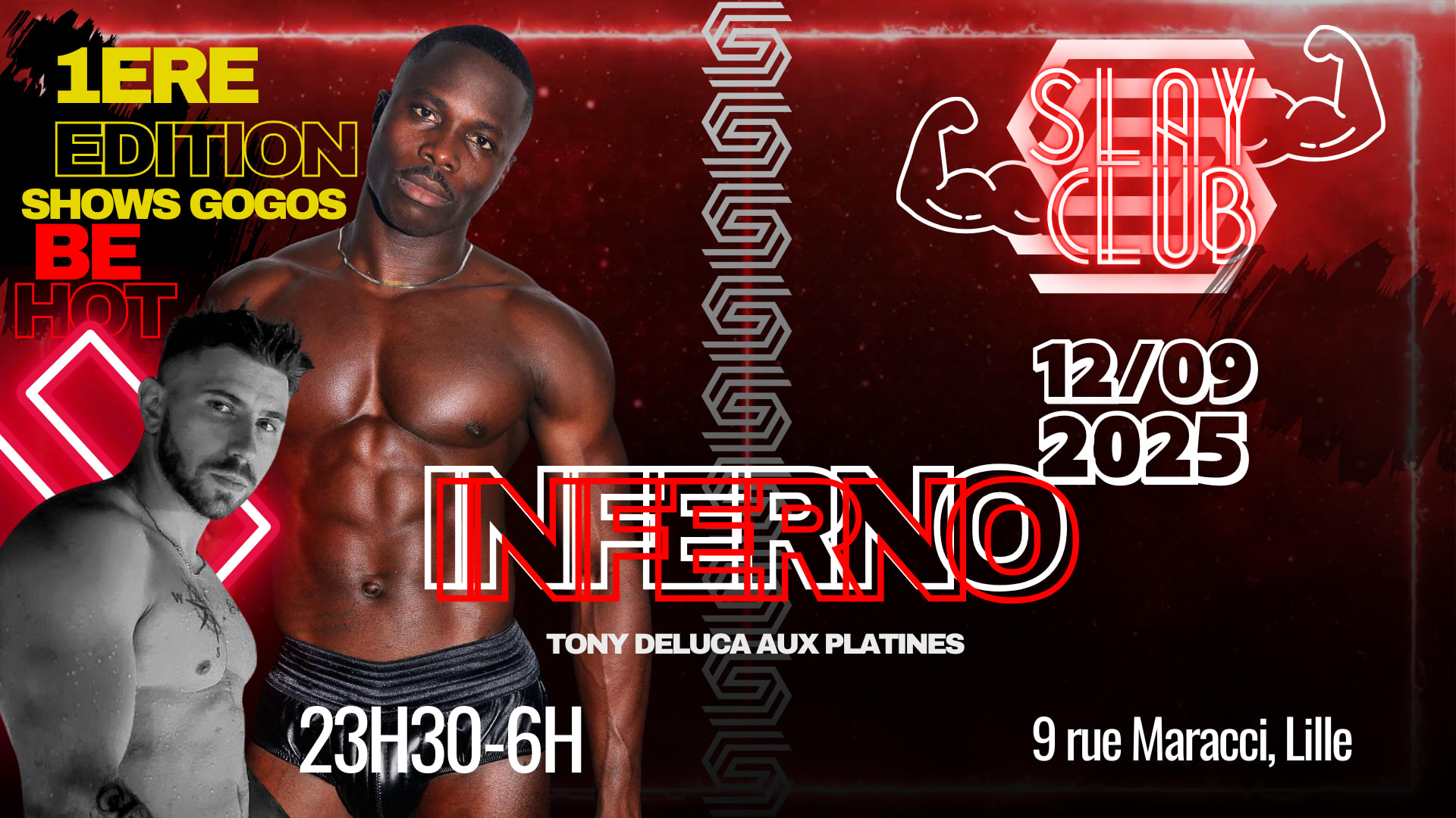 Slay Club : Inferno (Tony Deluca) Cover