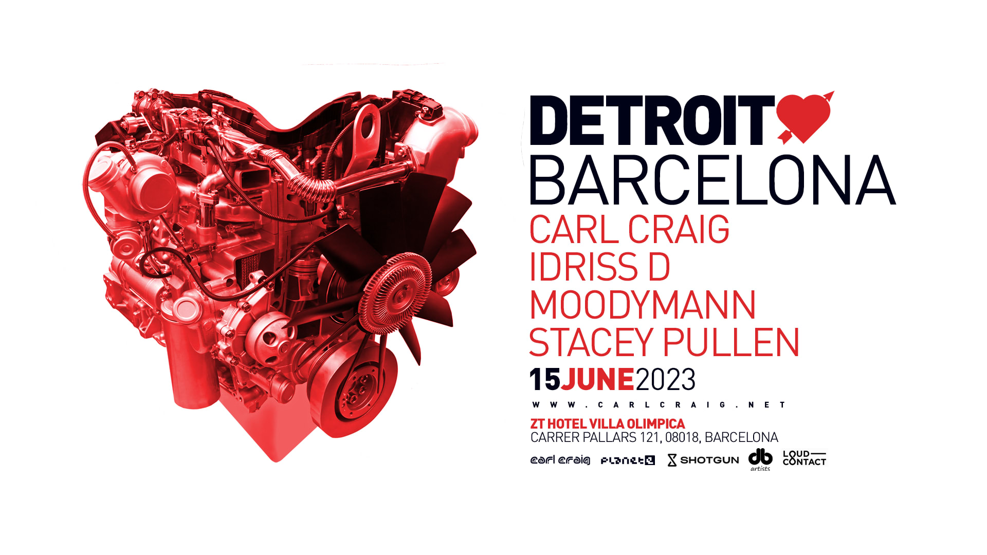Detroit Love: Carl Craig, Idriss D, Moodymann & Staceypullen Cover