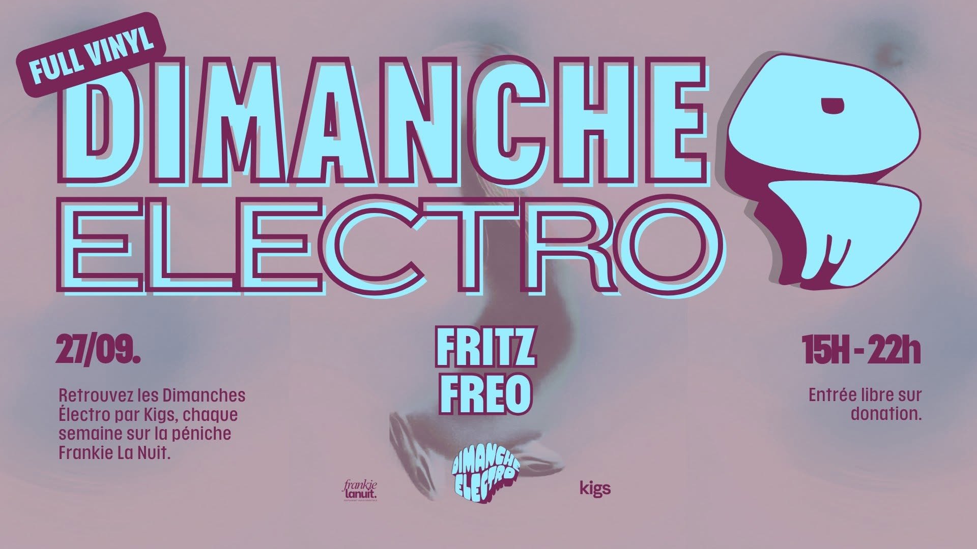 Dimanche Electro #21 Invite Freo & Fritz Cover