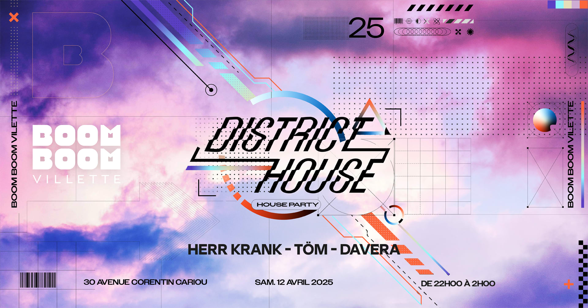 [Gratuit] District House : "Herr Krank - Töm - Davera" Cover