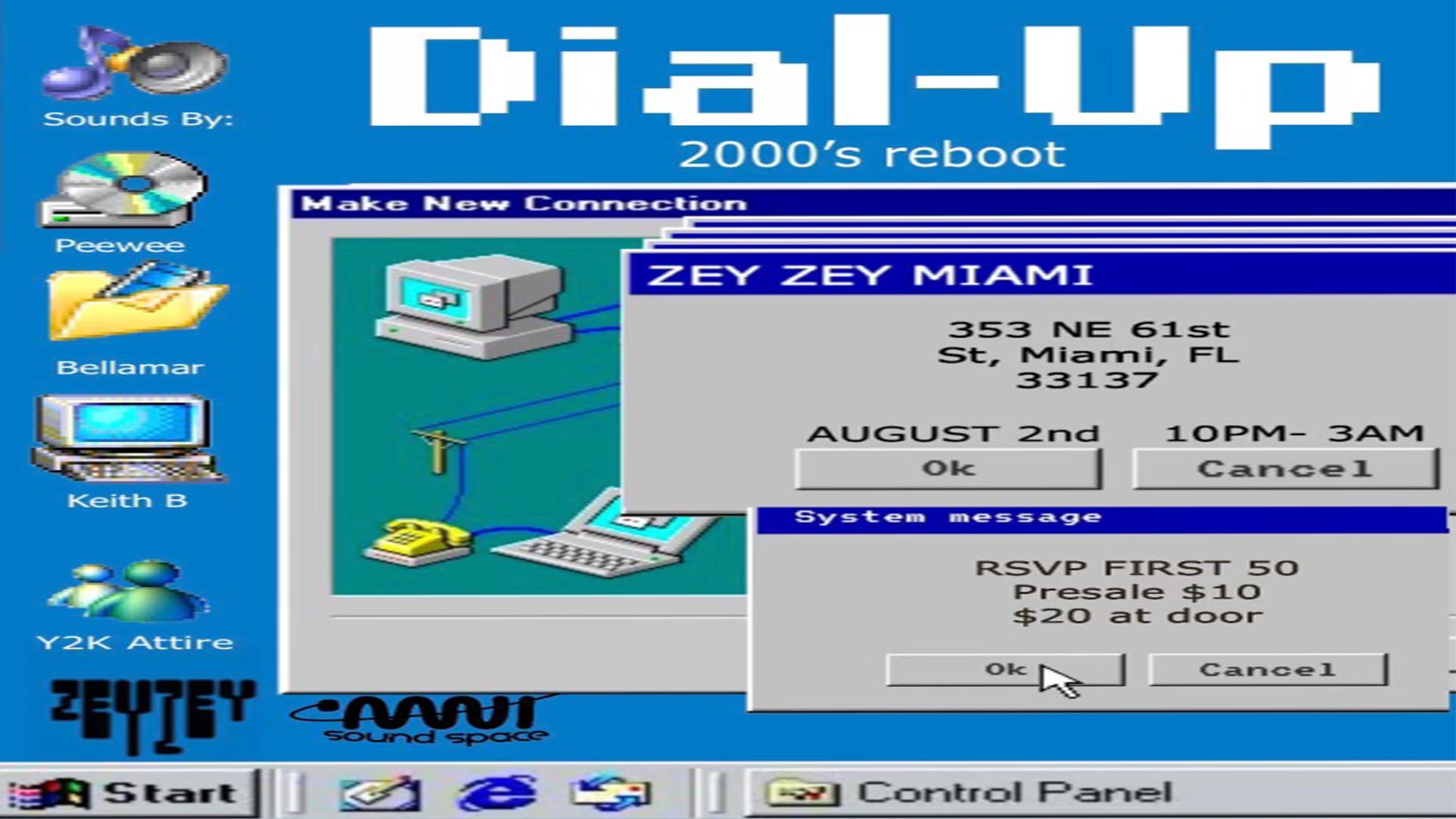 Dial Up: 2000's Reboot Ft. Peewee, Keith B, Bellamar Cover