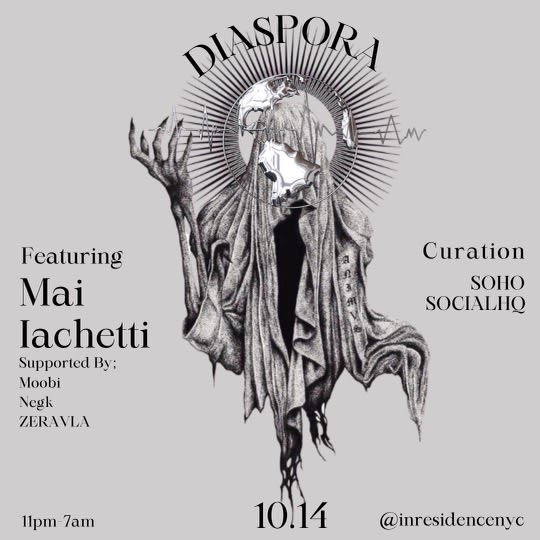 Soho Social Hq Presents: Diaspora Ft. Mai Iachetti Cover