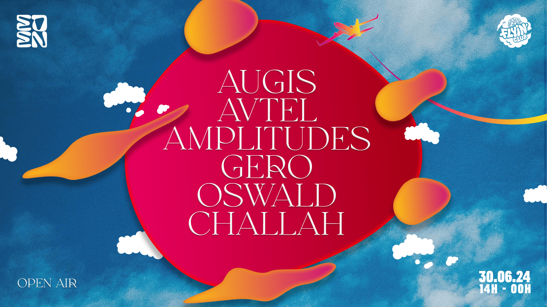 Flyin' Club X Eden : Augis, Avtel, Amplitudes & More Cover