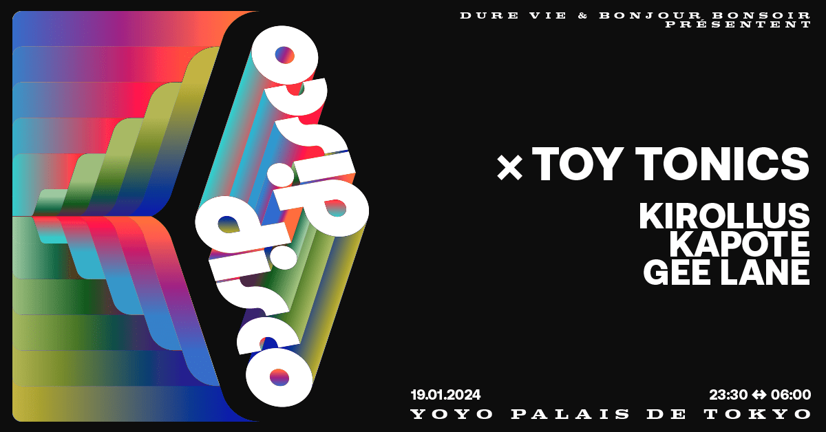 Disco Disco X Toy Tonics : Kirollus, Kapote, Gee Lane Cover