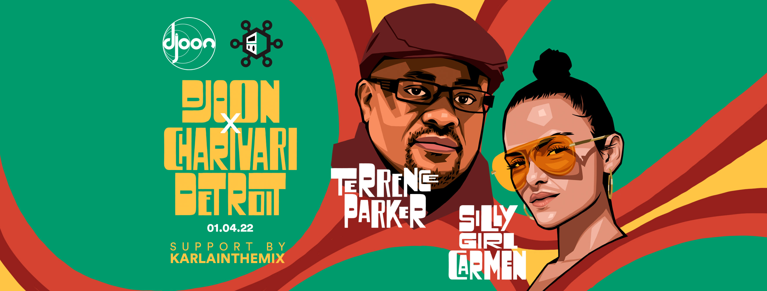 Djoon: Terrence Parker, Sillygirlcarmen, Karlainthemix Cover