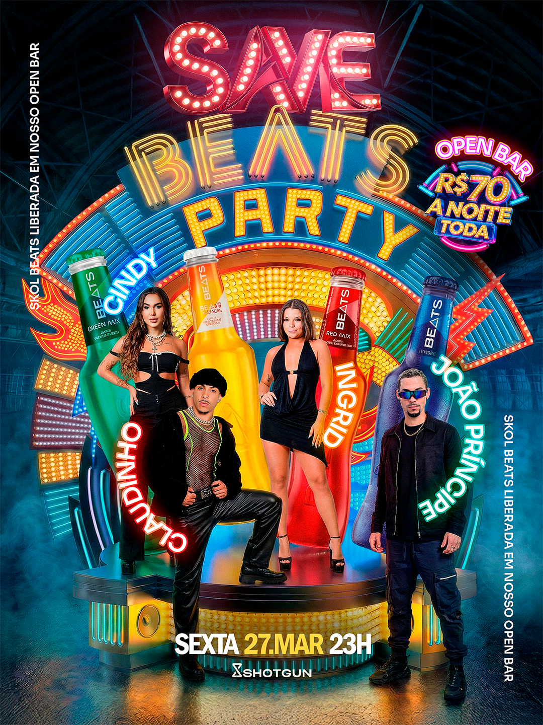 Save - Beats Liberada* | Mega Open Bar| 70 Reais Noite Toda Cover