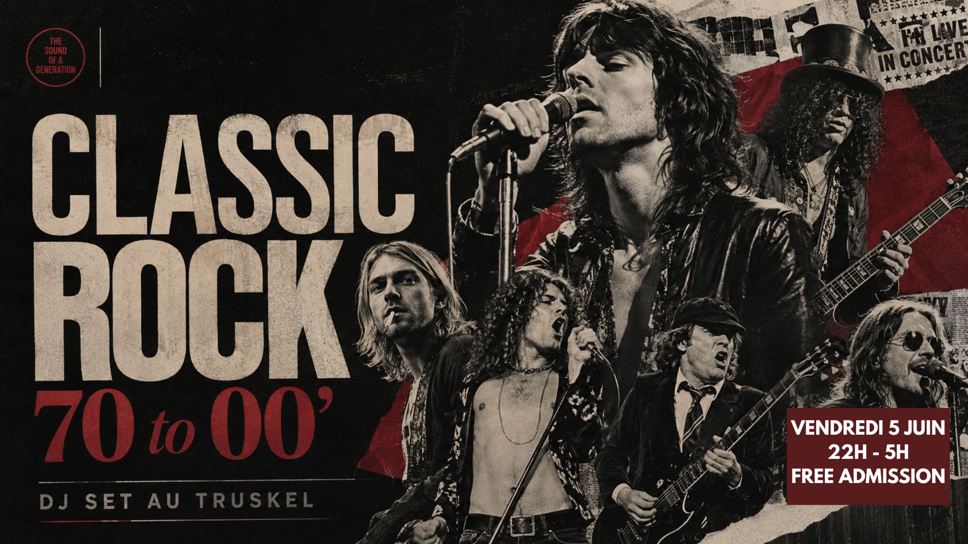 Dj Set - Classic Rock 70' To 00' - Truskel Cover