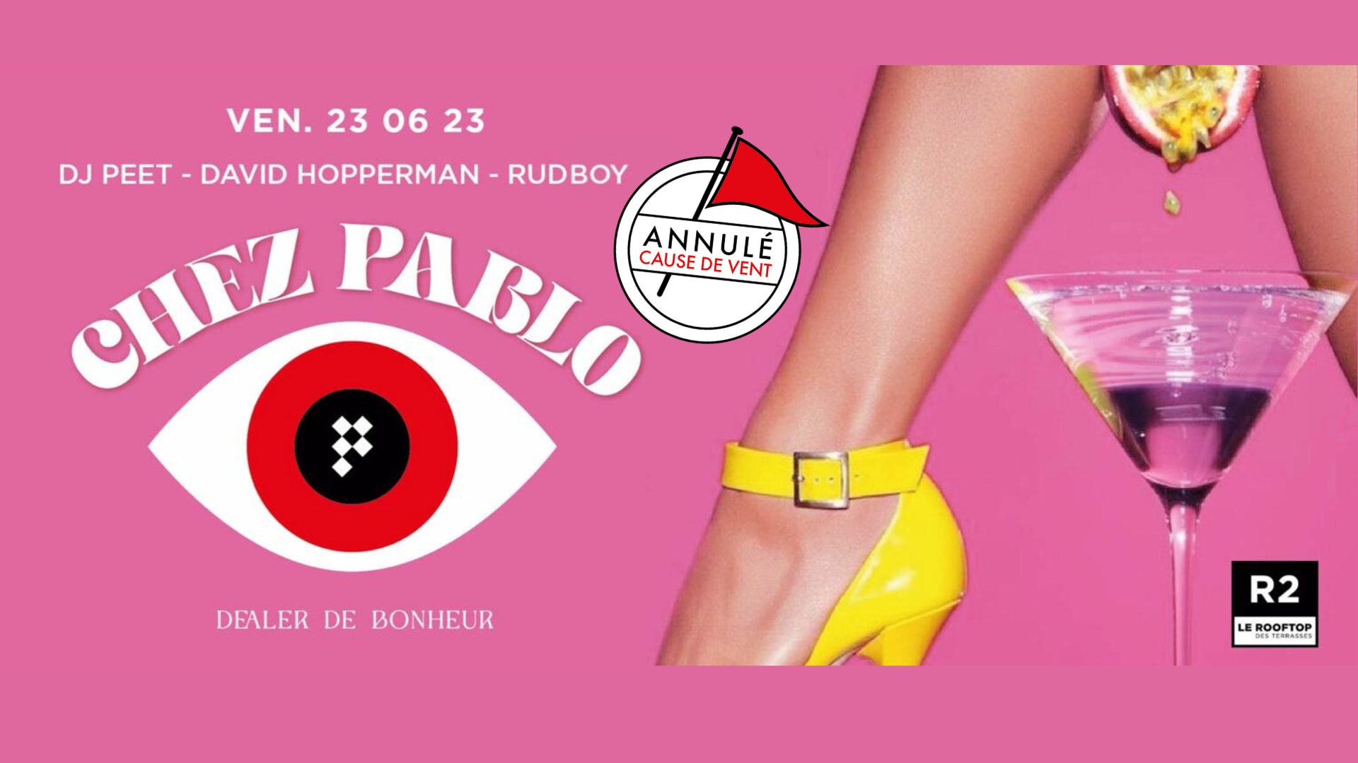 ( Annulé ) R2 I Le Rooftop X Chez Pablo 23.06 Cover