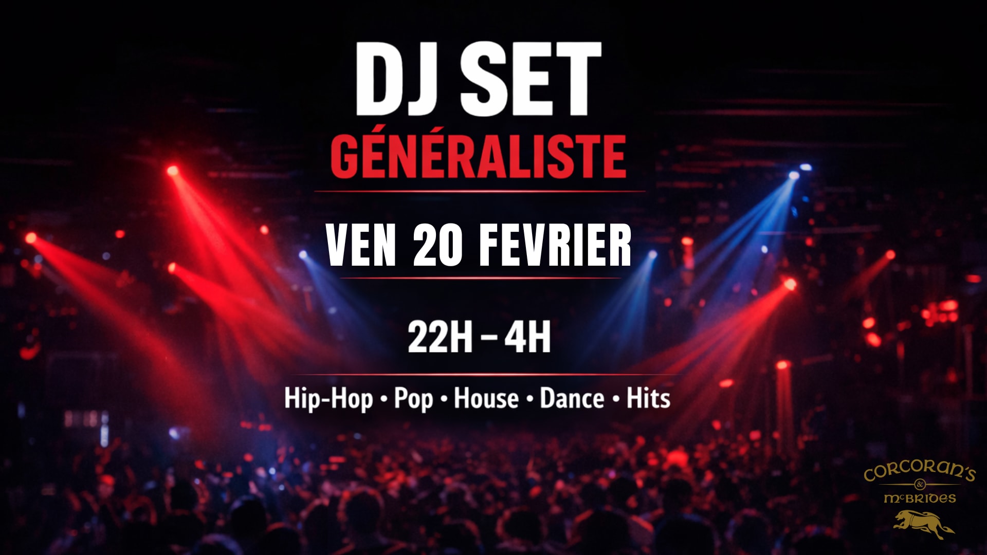 Dj Set Généraliste – Vendredi 20 Février Cover