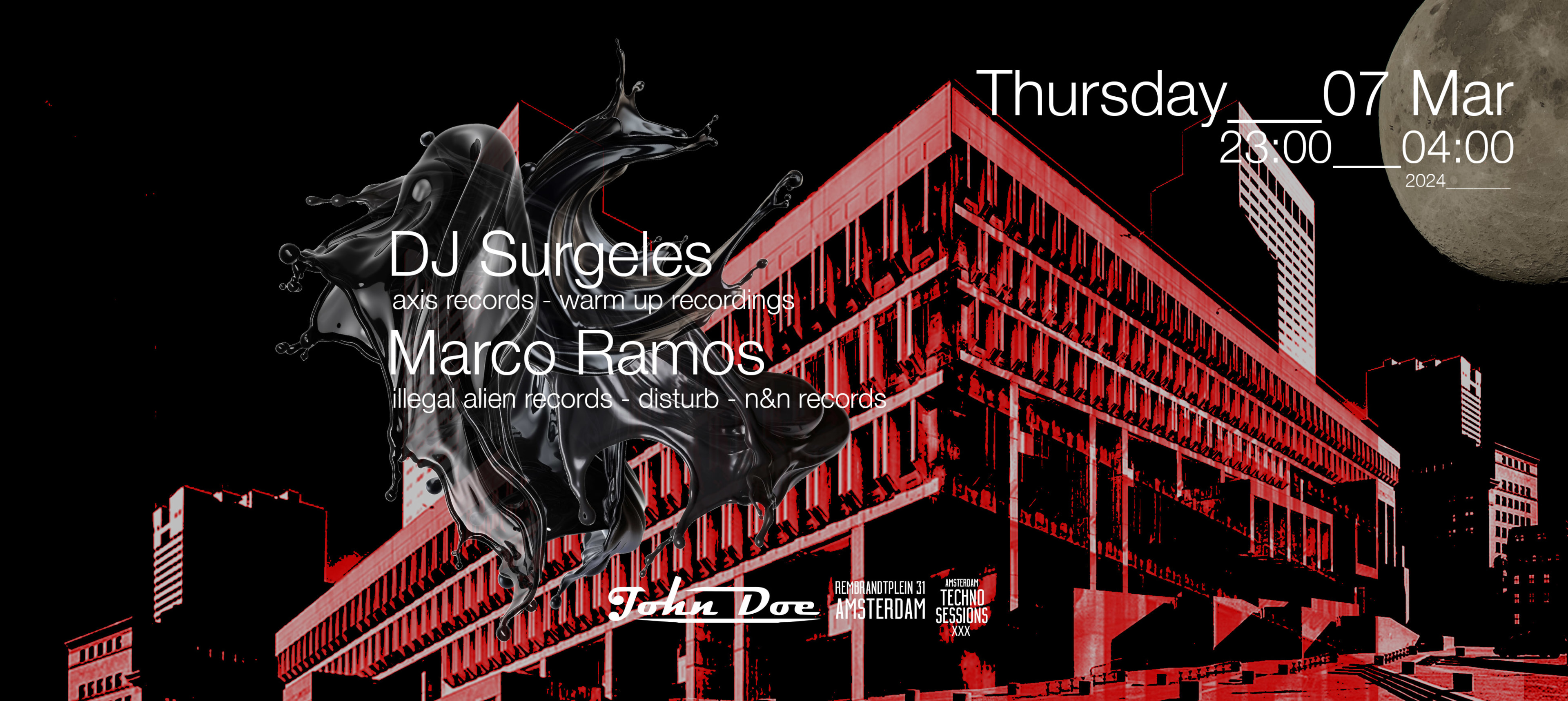 Amsterdam Techno Sessions W/ Dj Surgeles (Warmup Recordings) Cover