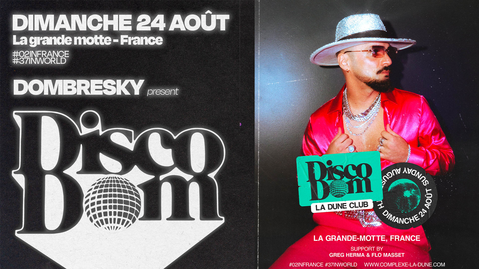 Dombresky - Paradisio - Dimanche 24 Août Cover