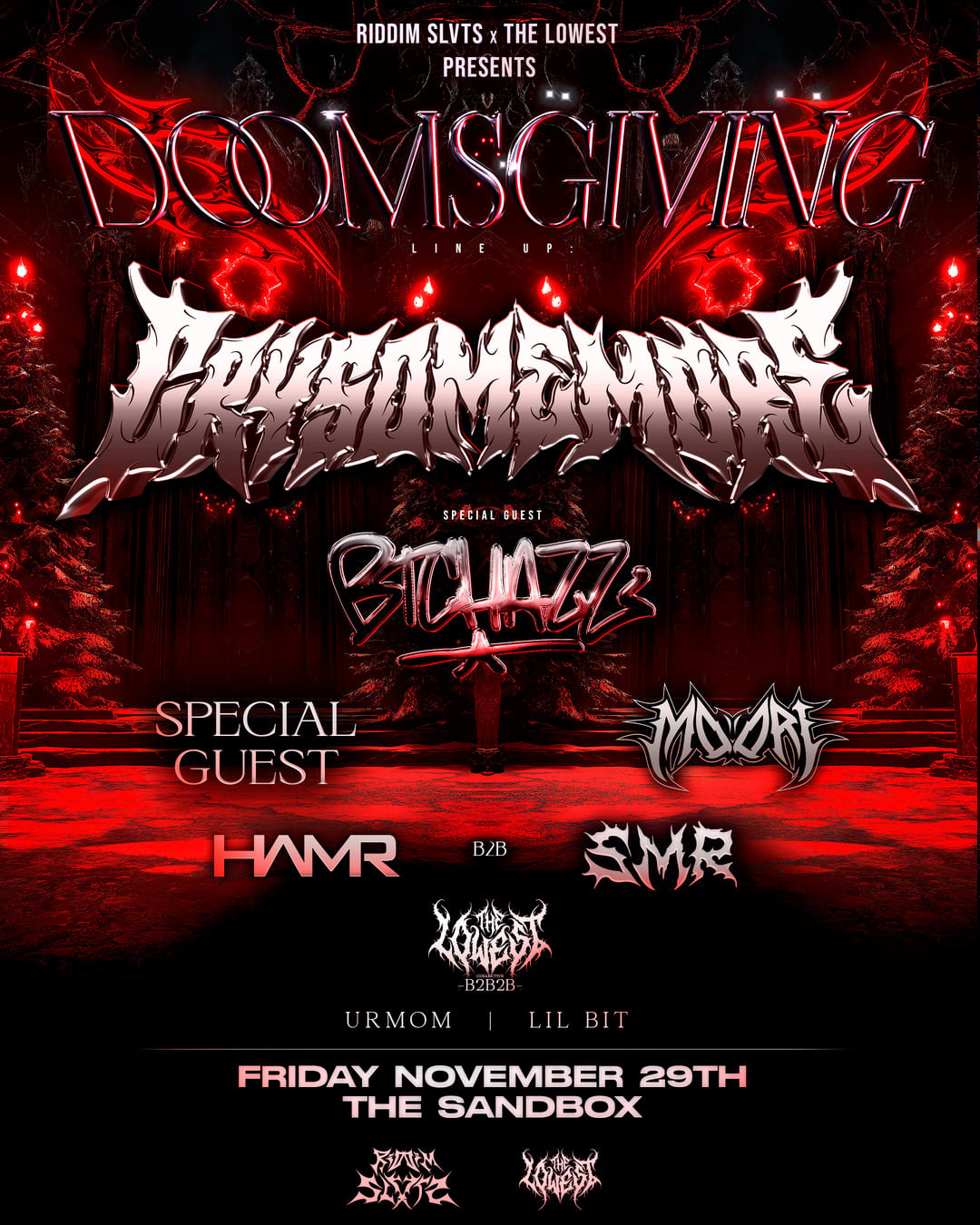 The Lowest And Riddim Slvts Present: Doomsgiving Cover