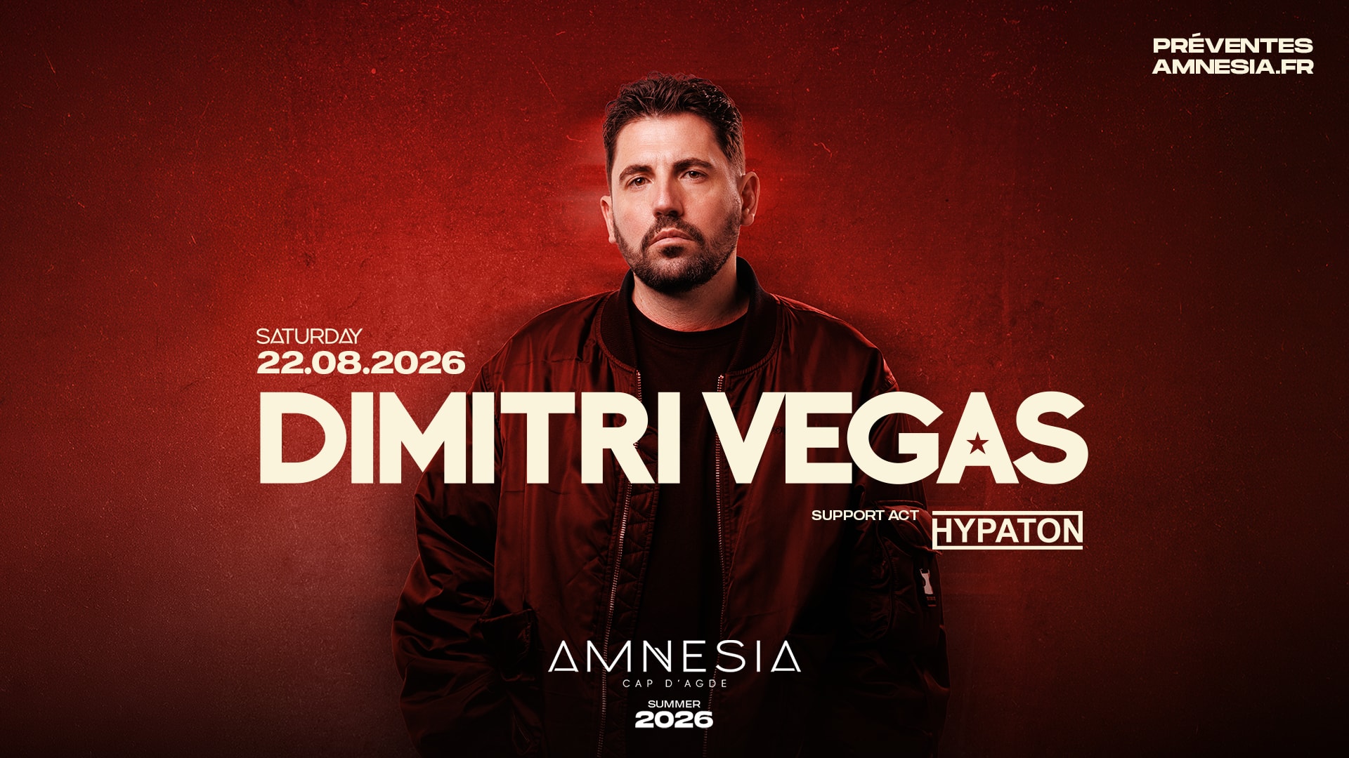 Dimitri Vegas @ Amnesia Cover